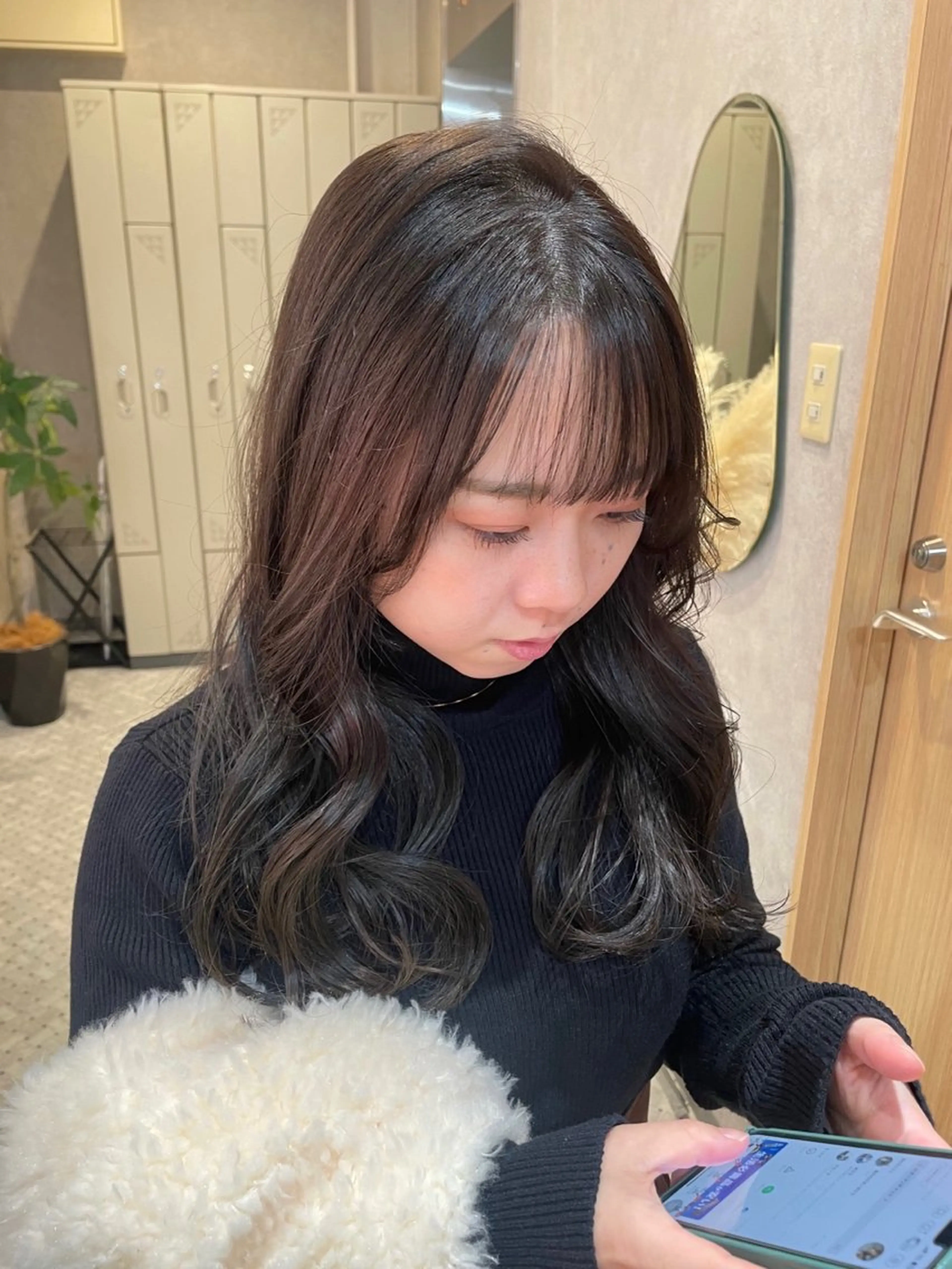 ロング 女性スタイリスト専門サロン Zina 天神西通り所属・艶髪韓国ヘア MANAMI🎀のヘアスタイル