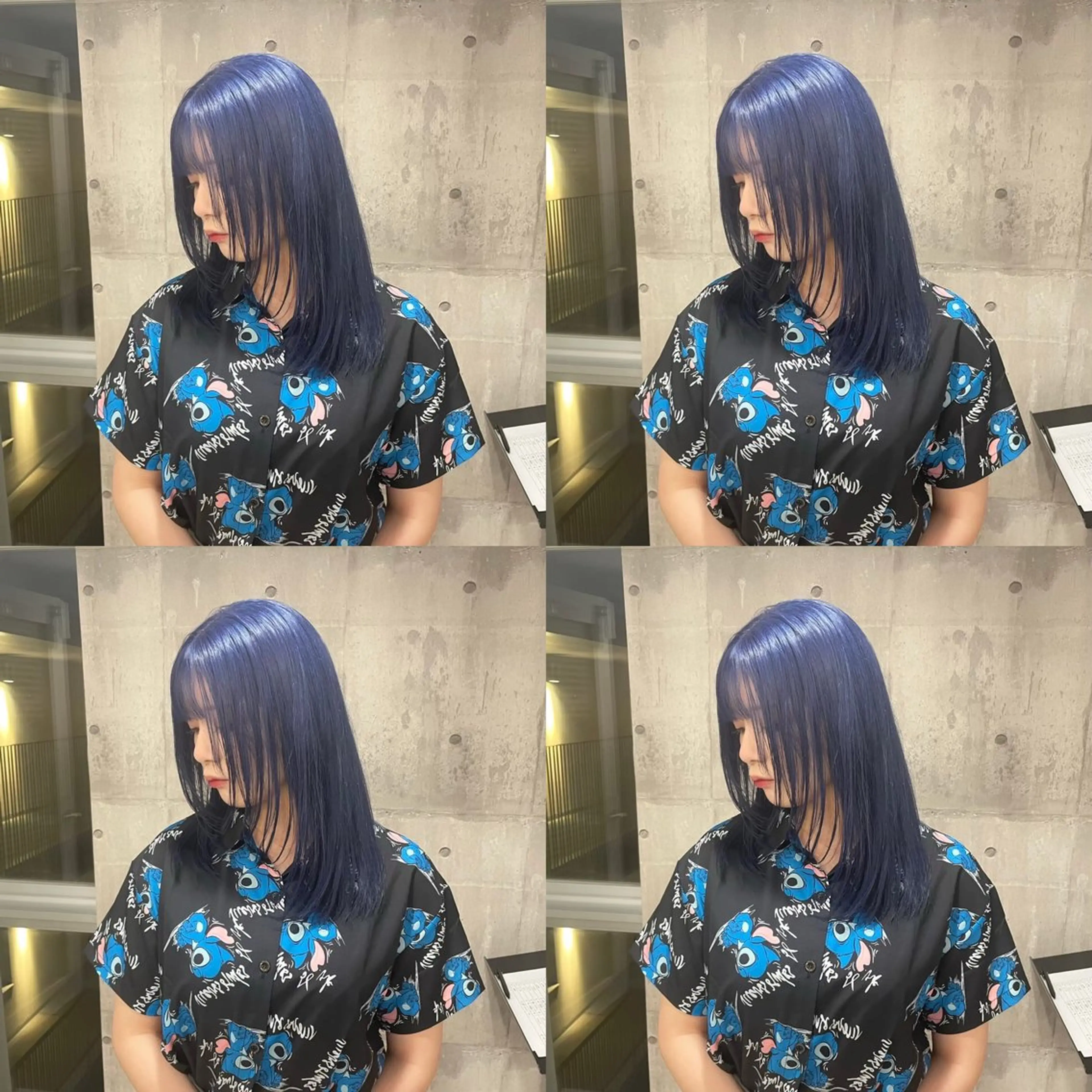 ロング カラー カット ヘアカラー トリートメント 💎yuto💎 ハイトーン/韓国ヘアのヘアスタイル
