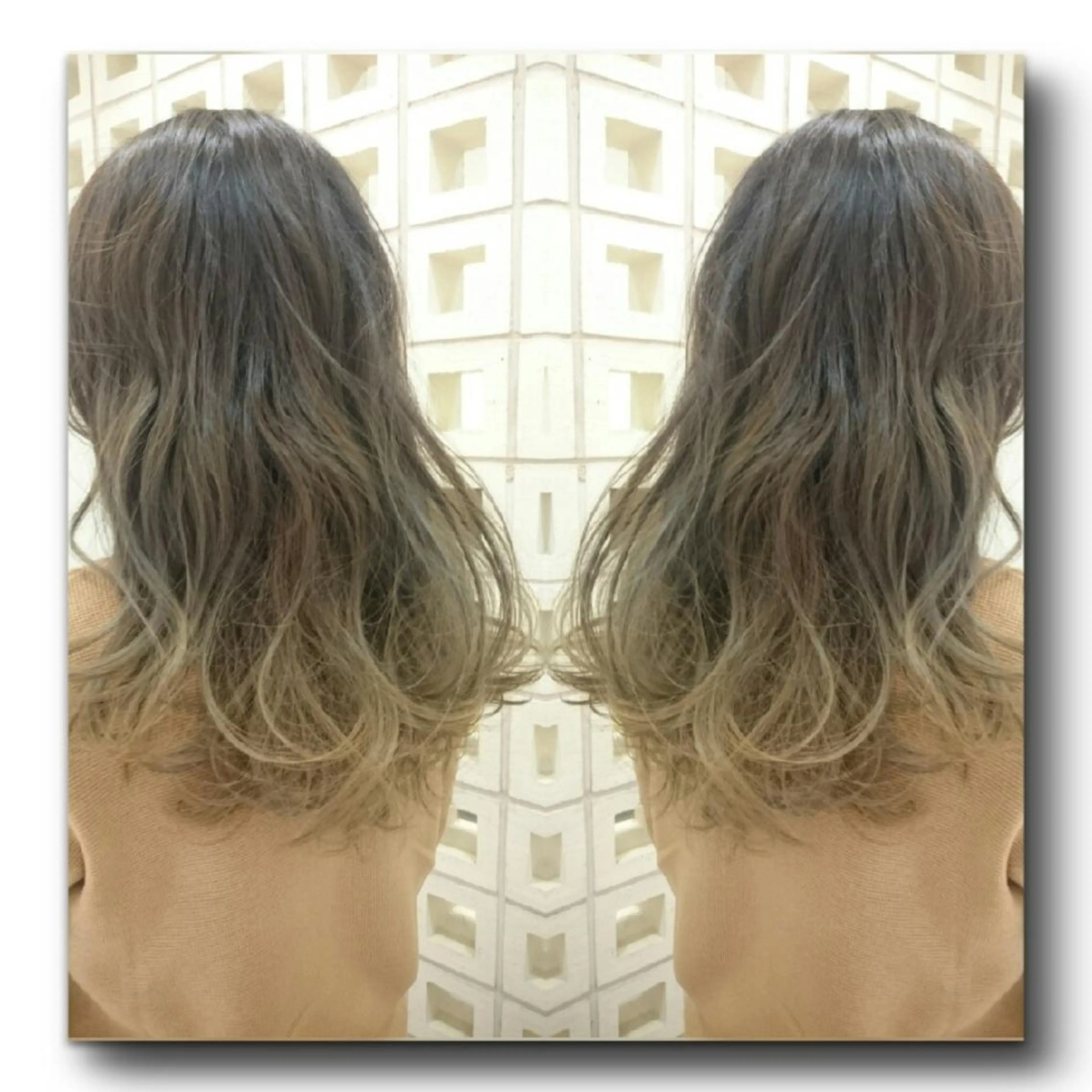 ロング カラー グレージュ 外国人風カラー LOUWE/Share所属・変身企画実施✨️ ショート専門 宮ヶ迫のヘアスタイル