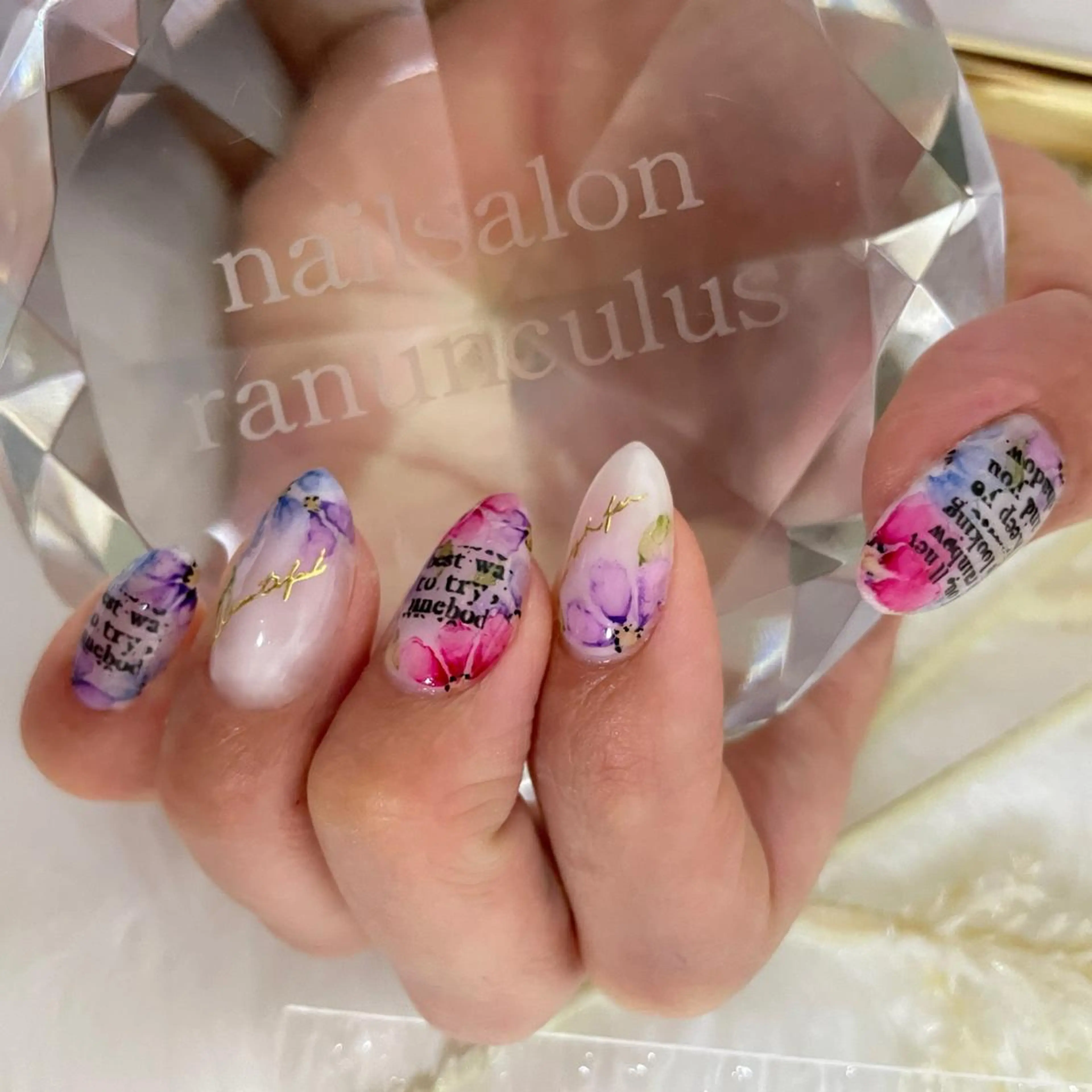ネイル ハンドネイル nailsalon ranunculusのネイルデザイン