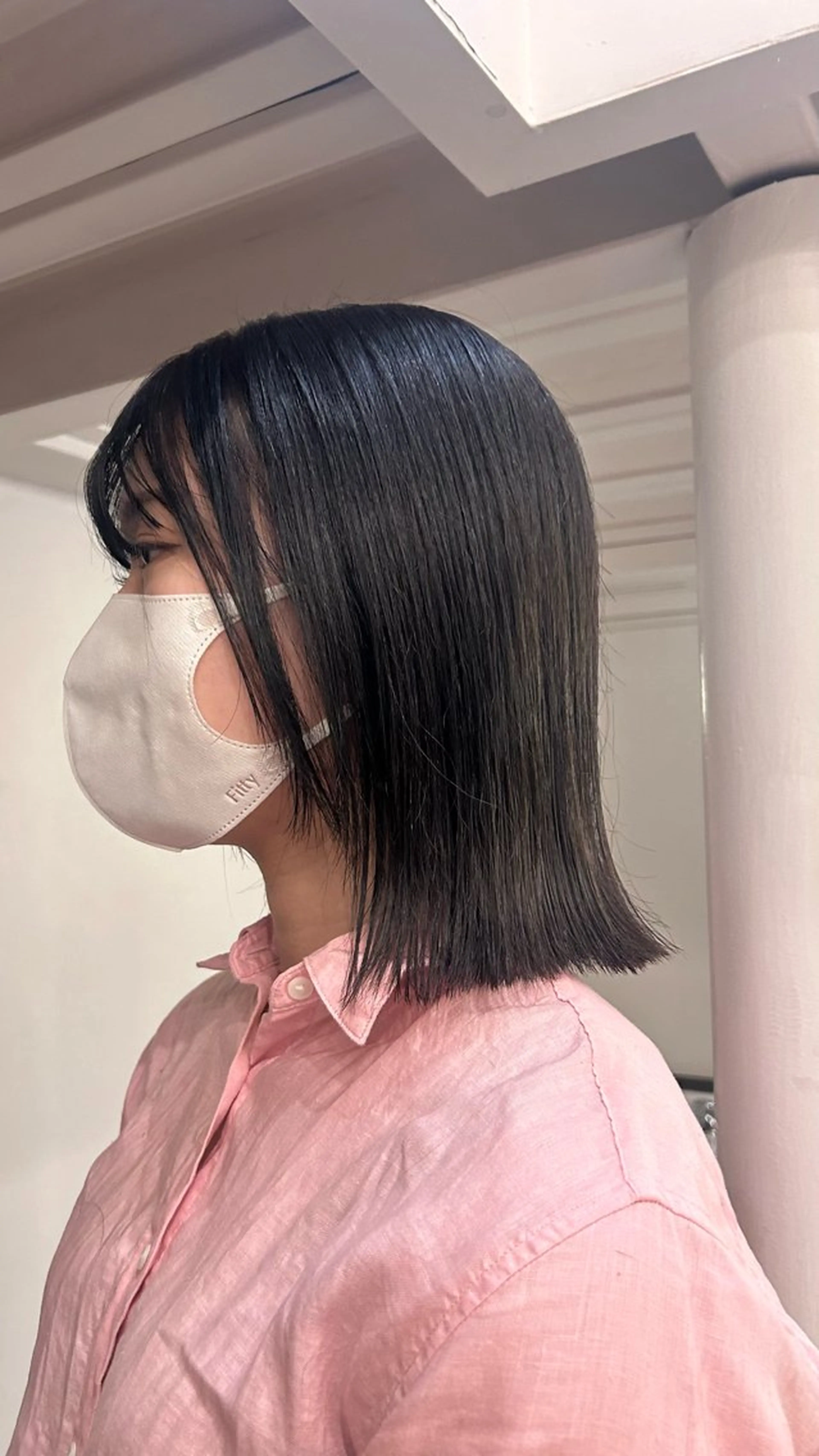 セミロング 切りっぱなしボブ ボブ トリートメント 🌿ボブ パーマ高橋啓太🌿のヘアスタイル