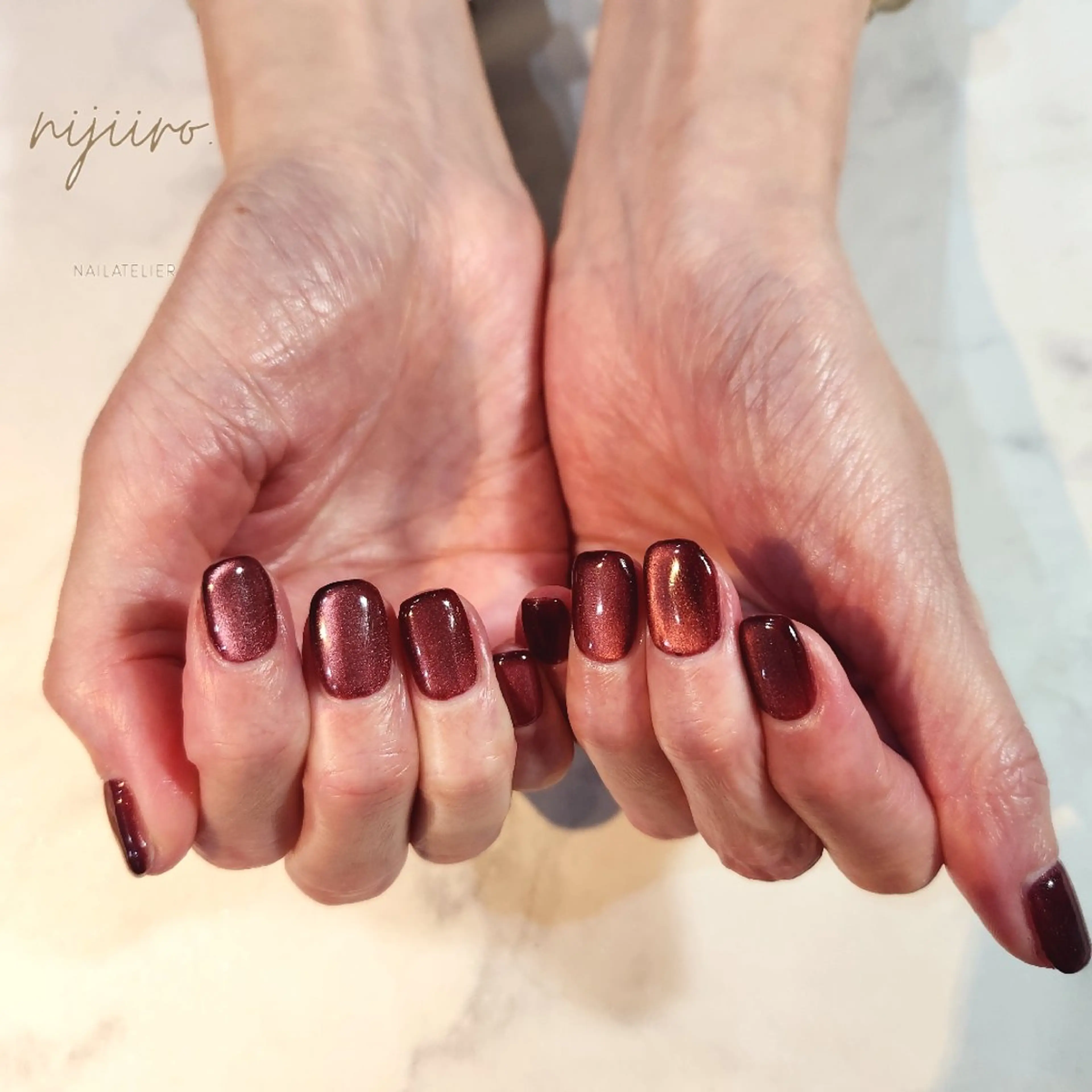 ネイル ハンドネイル nailatelier nijiiro.所属・nijiiro🌈 サトウのネイルデザイン