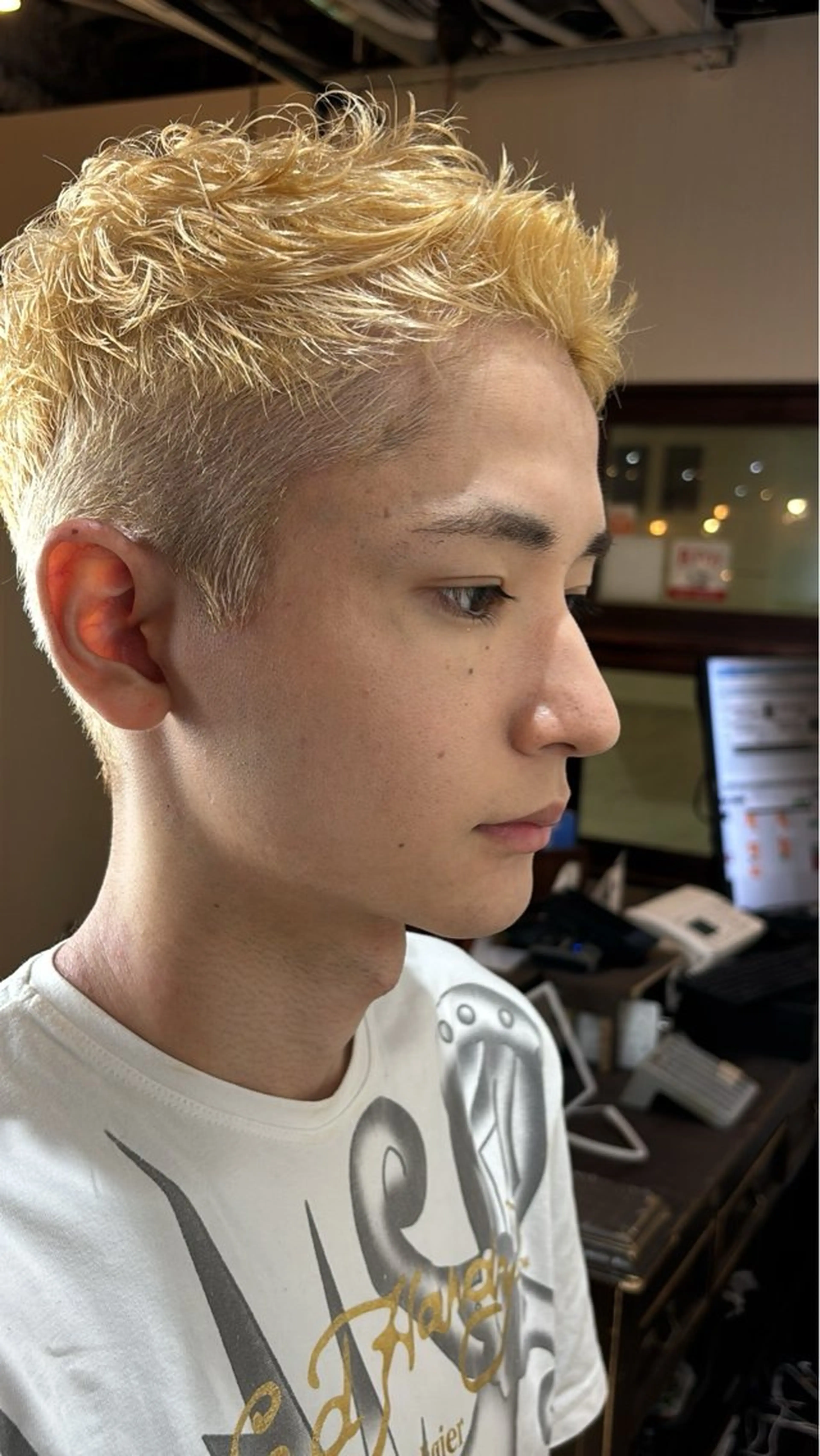 カラー ブリーチ カット ヘアカラー パーマ Ciel  八王子 菅野のヘアスタイル