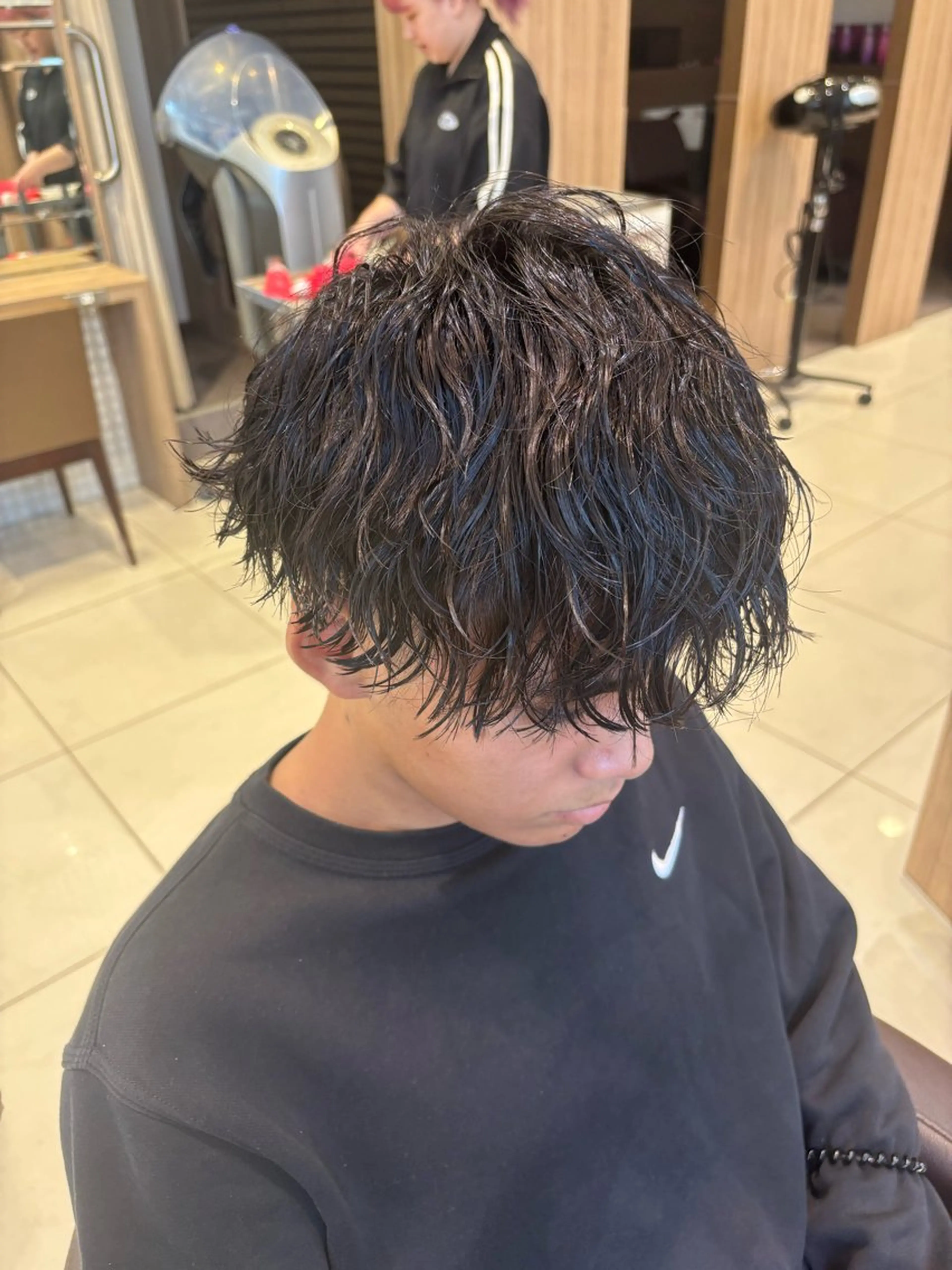 パーマ メンズ メンズパーマ 波巻きパーマ 波巻きスパイラル・ カルマ/aoiのヘアスタイル