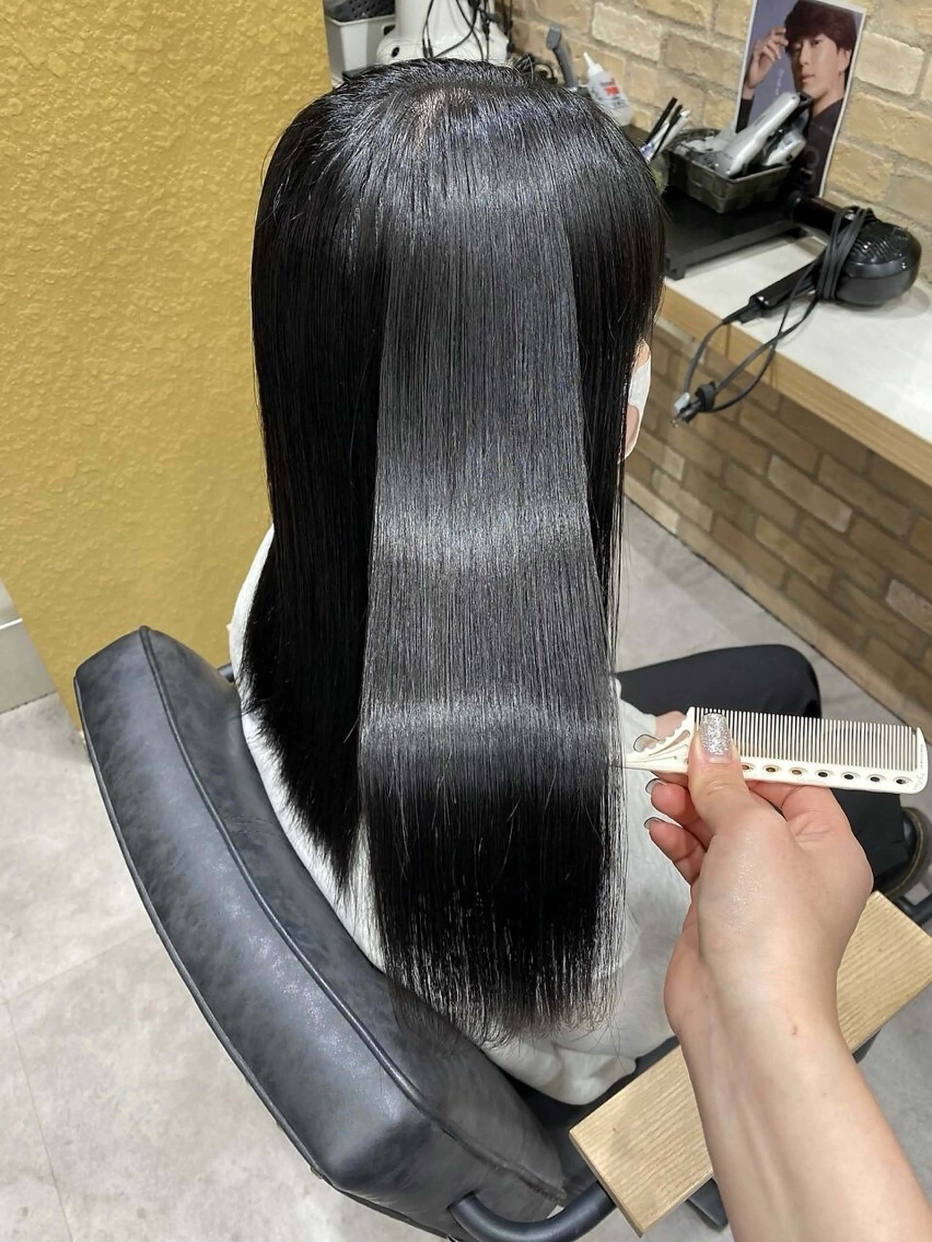 ロング カラー 縮毛矯正 再現性の高いパーマ 🌀ふうき🌀のヘアスタイル