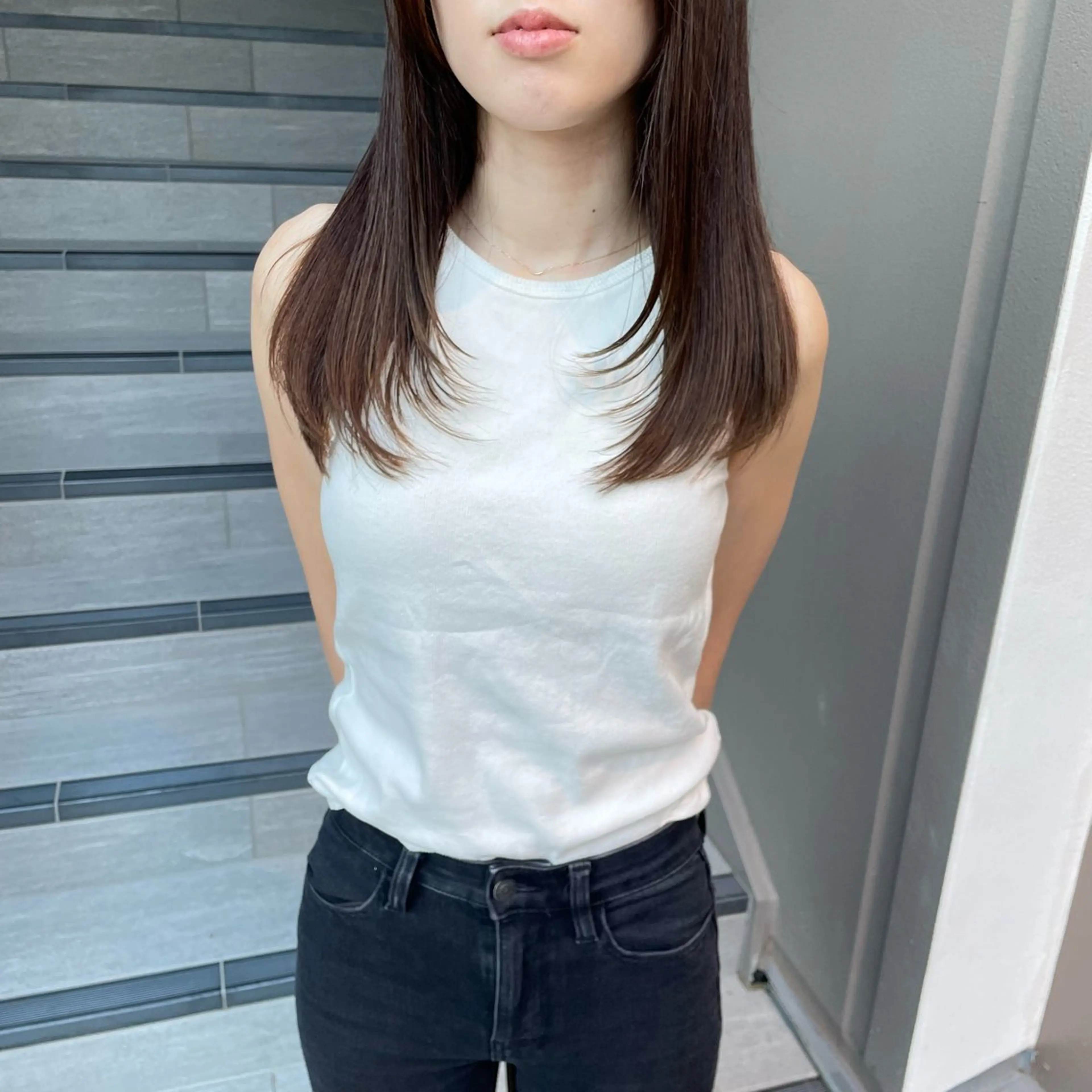 ミディアム カラー カット ヘアカラー iet.所属・ウルフ/ボブ/耳ツボ ジュエリー◎ricoのヘアスタイル