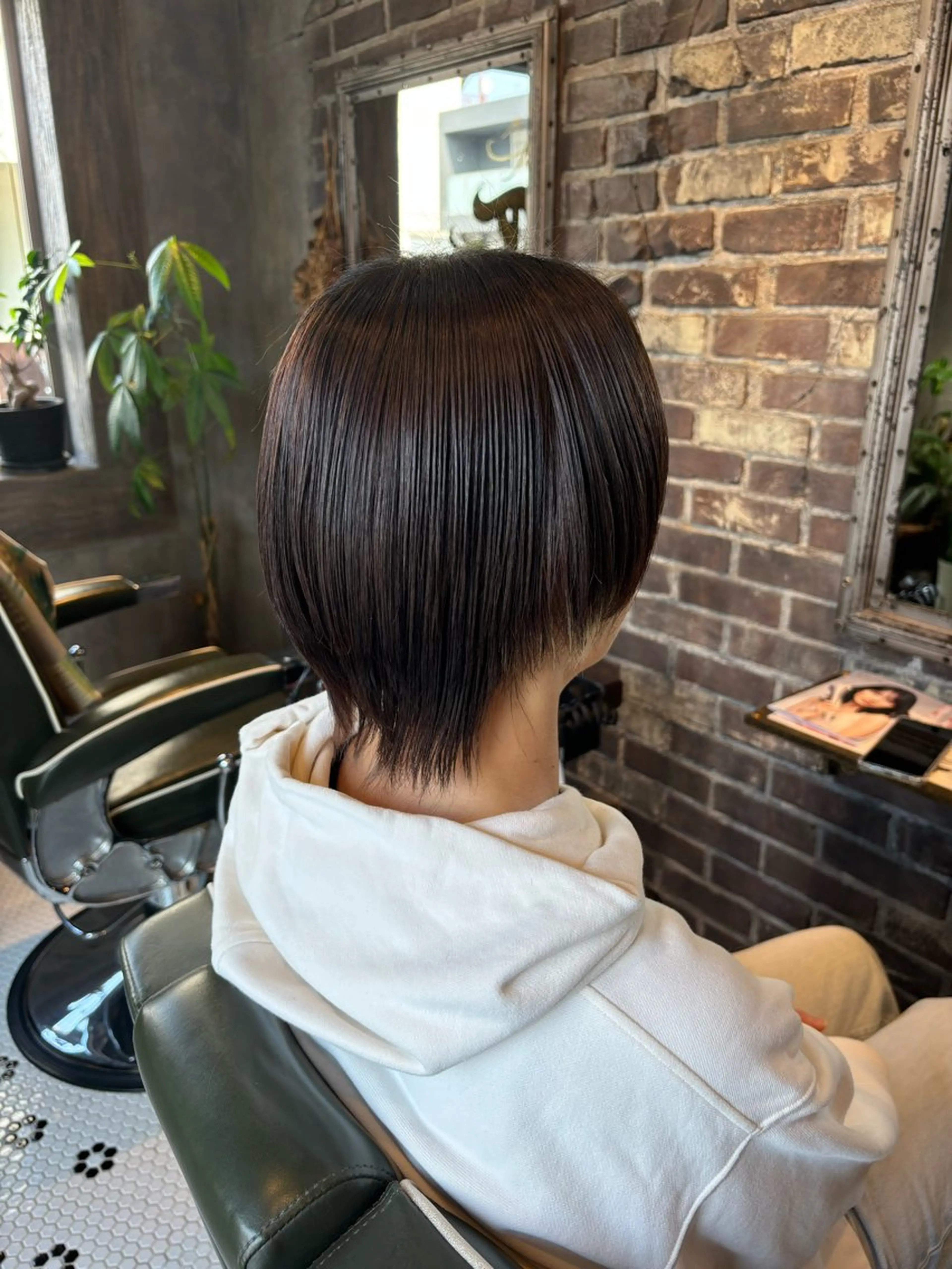 ショート 縮毛矯正 ikii+D.Log大和八木駅前店所属・田中 綾乃のヘアスタイル