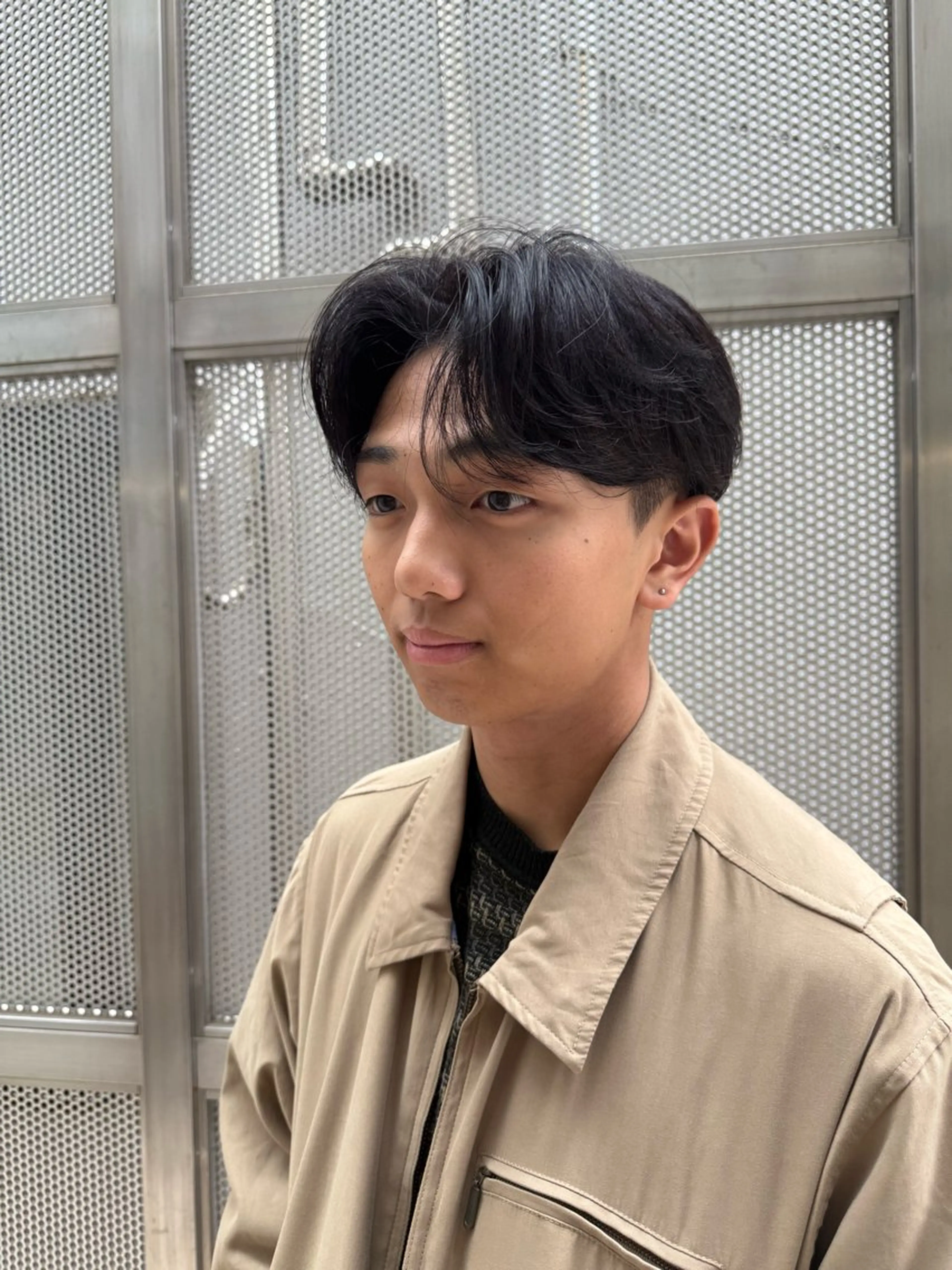 ショート メンズ nico TOKYO所属・ニュアンス/ センターパート/イノのヘアスタイル