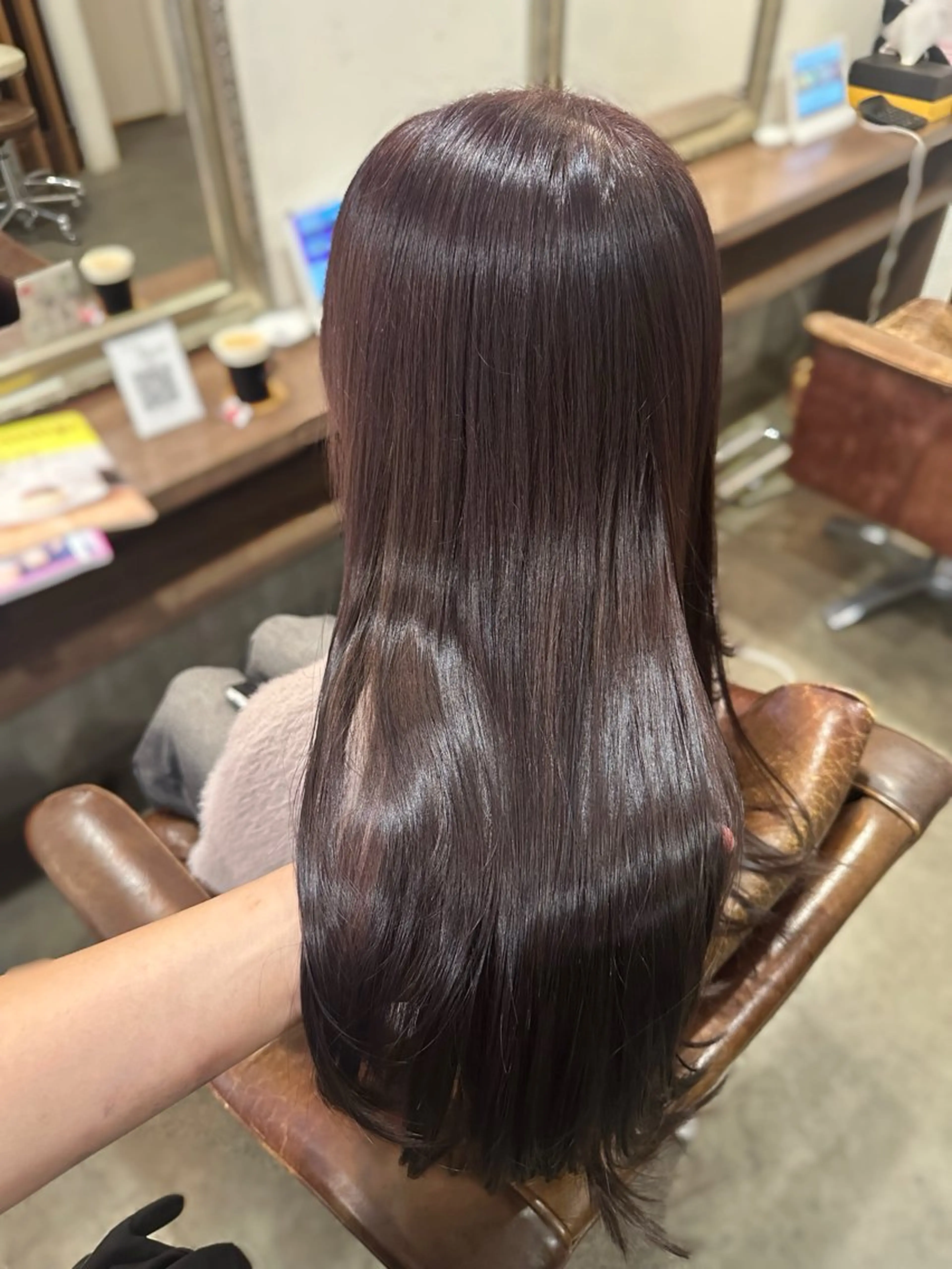 ロング カット ヘアカラー トリートメント ✨艶カラー/韓国ヘア ✨momoriのヘアスタイル