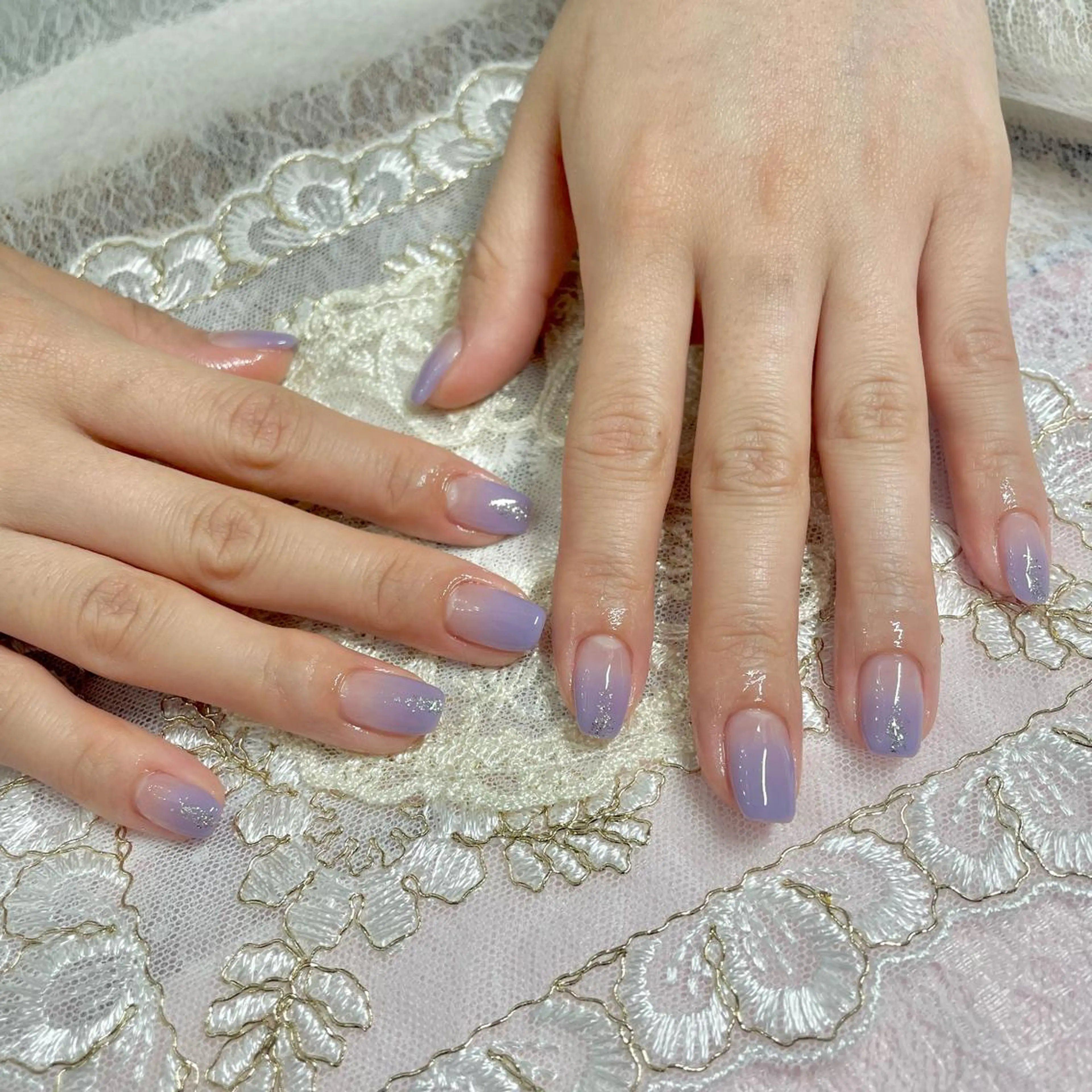 ネイル アートネイル オーロラネイル 成人式 ジェルネイル 卒業式 J terrace Nailのネイルデザイン