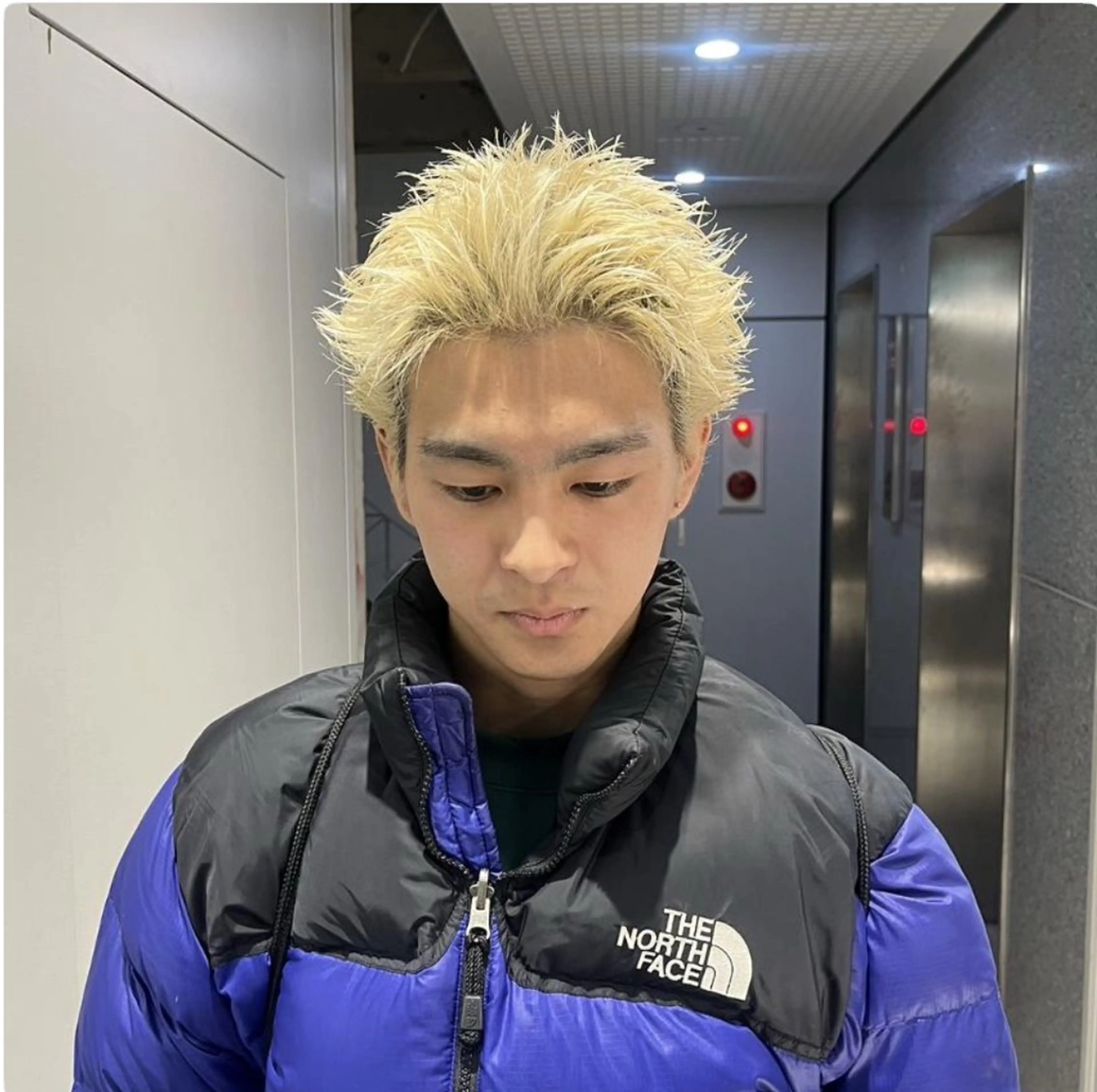 ショート カラー パーマ メンズ カット ヘアカラー 🔥スパイキー 特化🔥菊水皐暉🔥のヘアスタイル