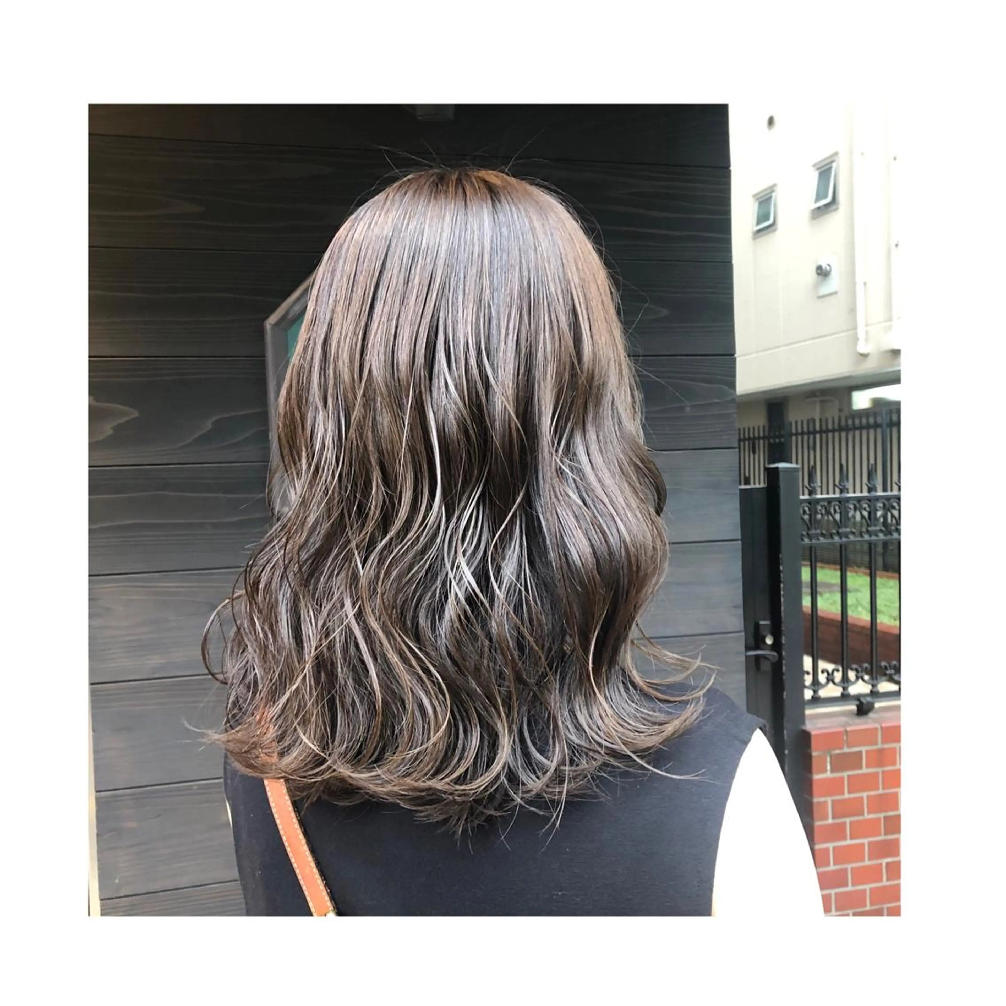 セミロング アッシュ ヘアカラー トリートメント ❁⃘ ち だ り さ ❁⃘のヘアスタイル