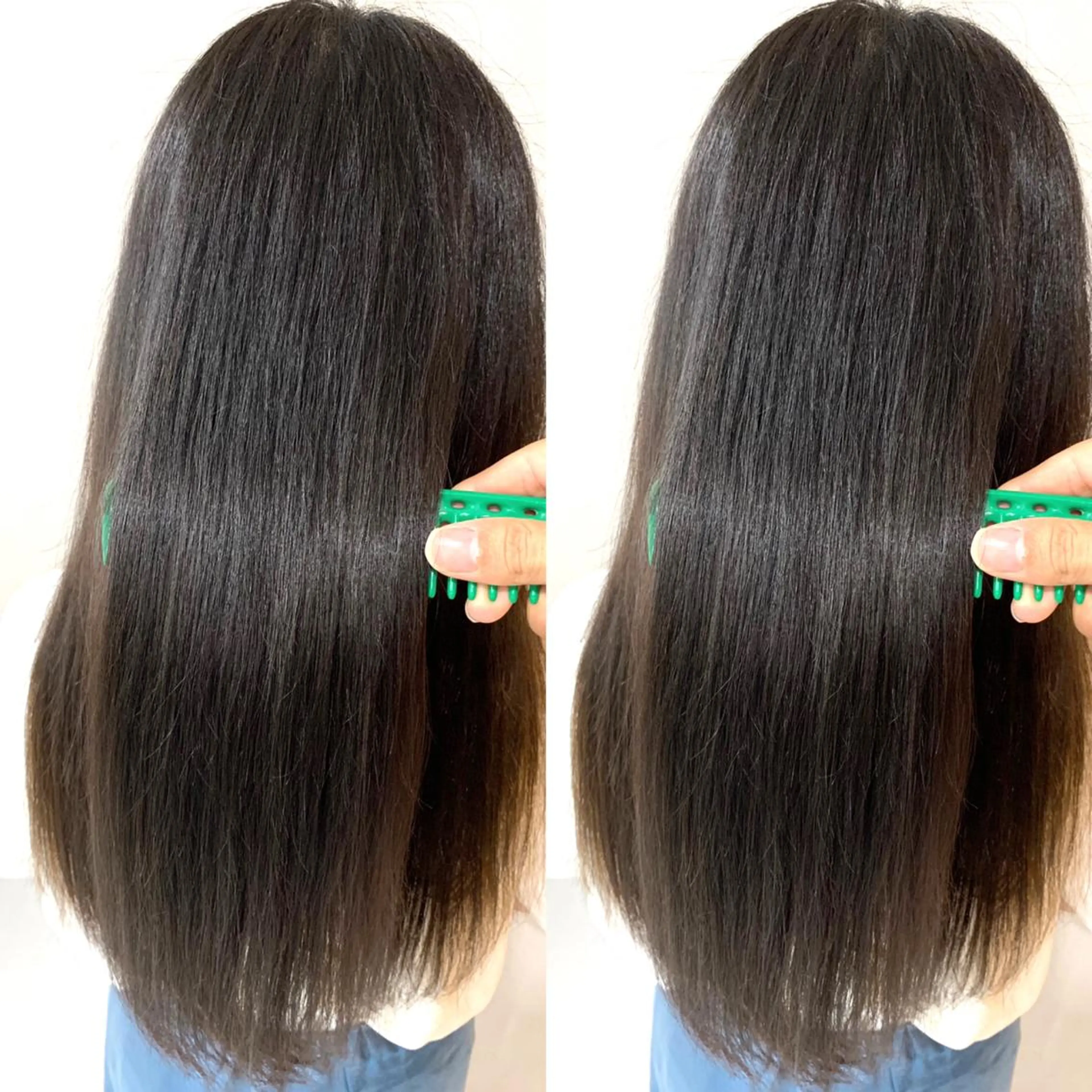 ロング 髪質改善 貸切サロンのヘアスタイル