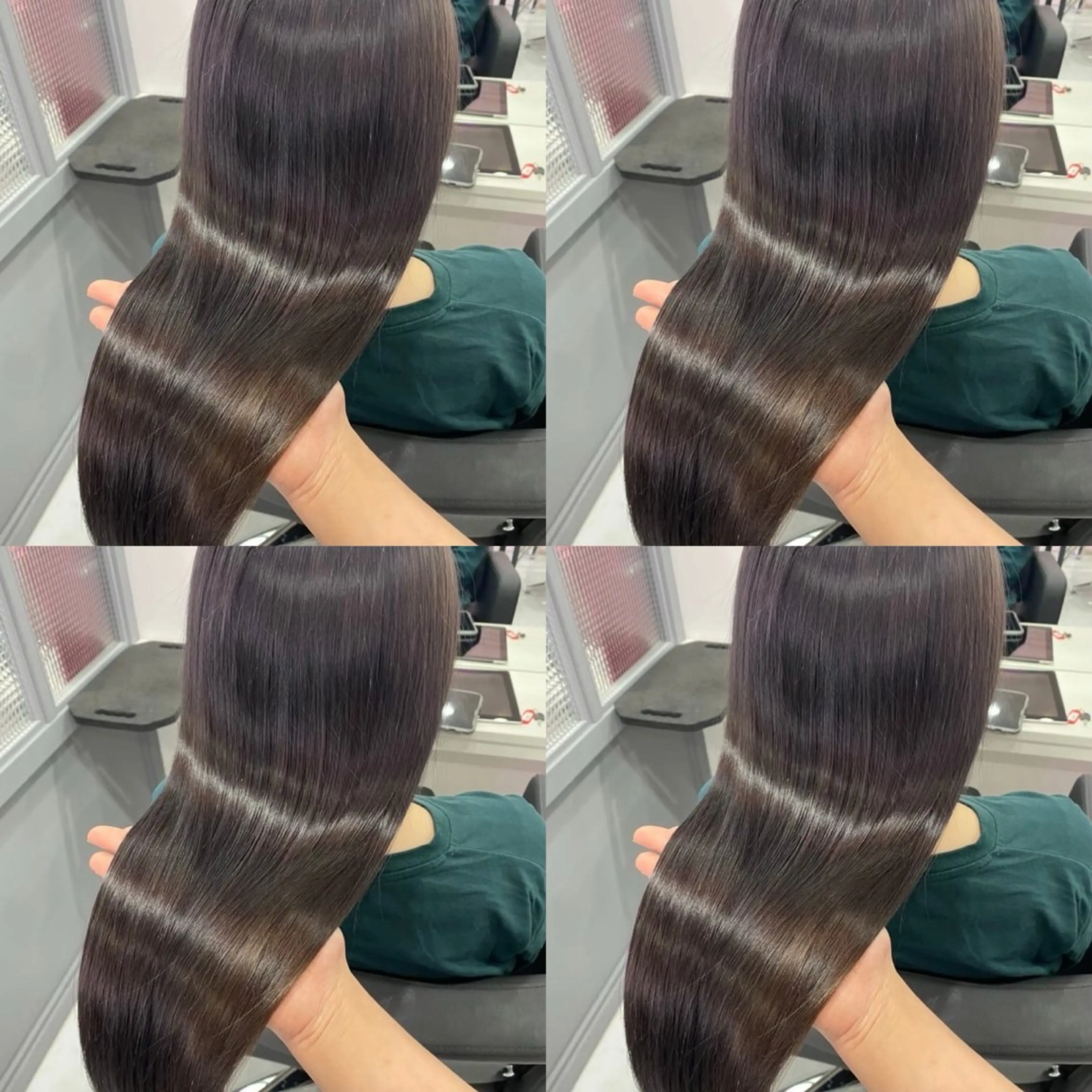 ロング カラー ヘアカラー トリートメント 韓国レイヤー/ ハッシュカットひかるのヘアスタイル