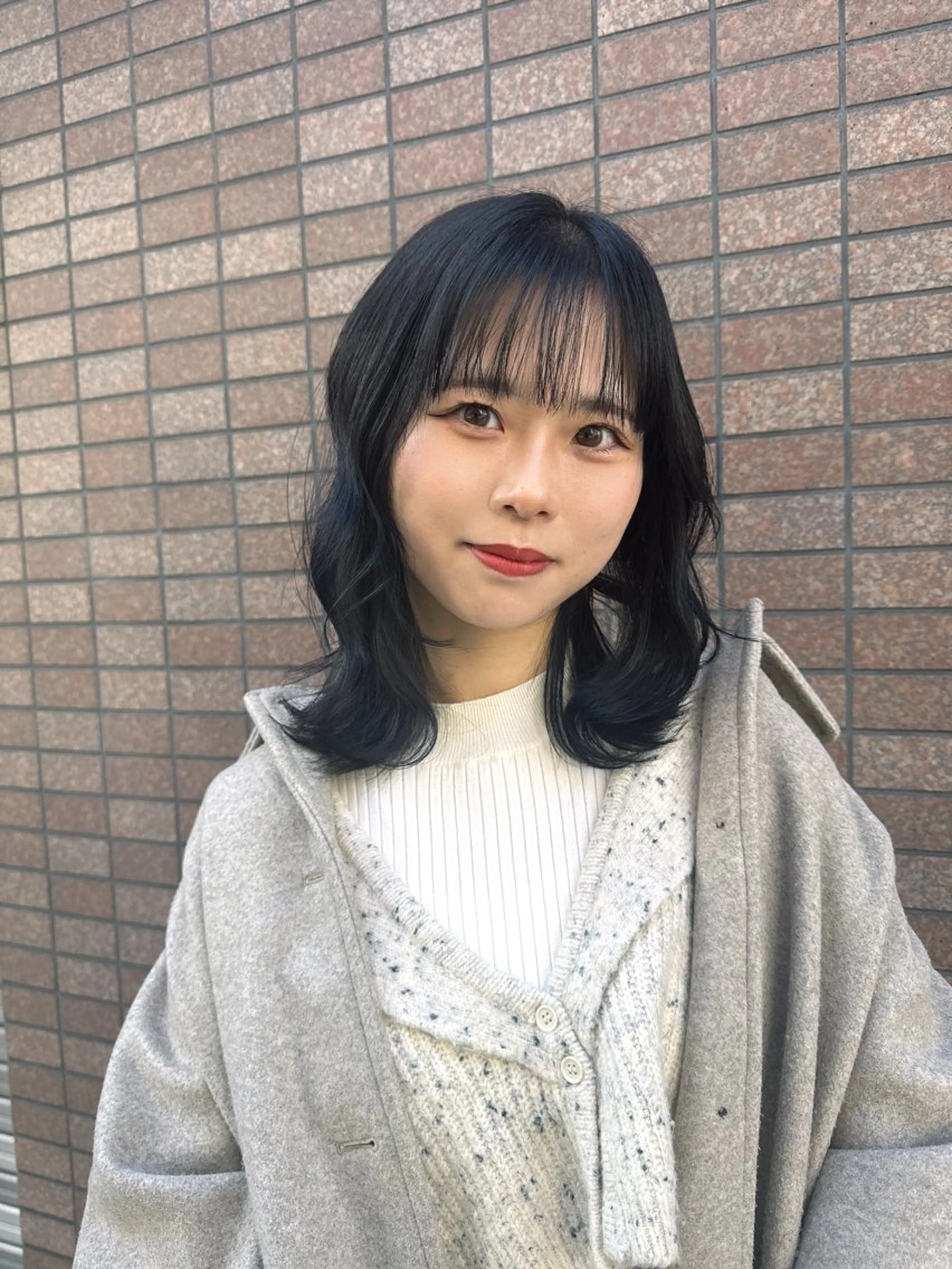 セミロング カラー ヘアアレンジ 【大阪で1番優しい 美容師】りょんのヘアスタイル