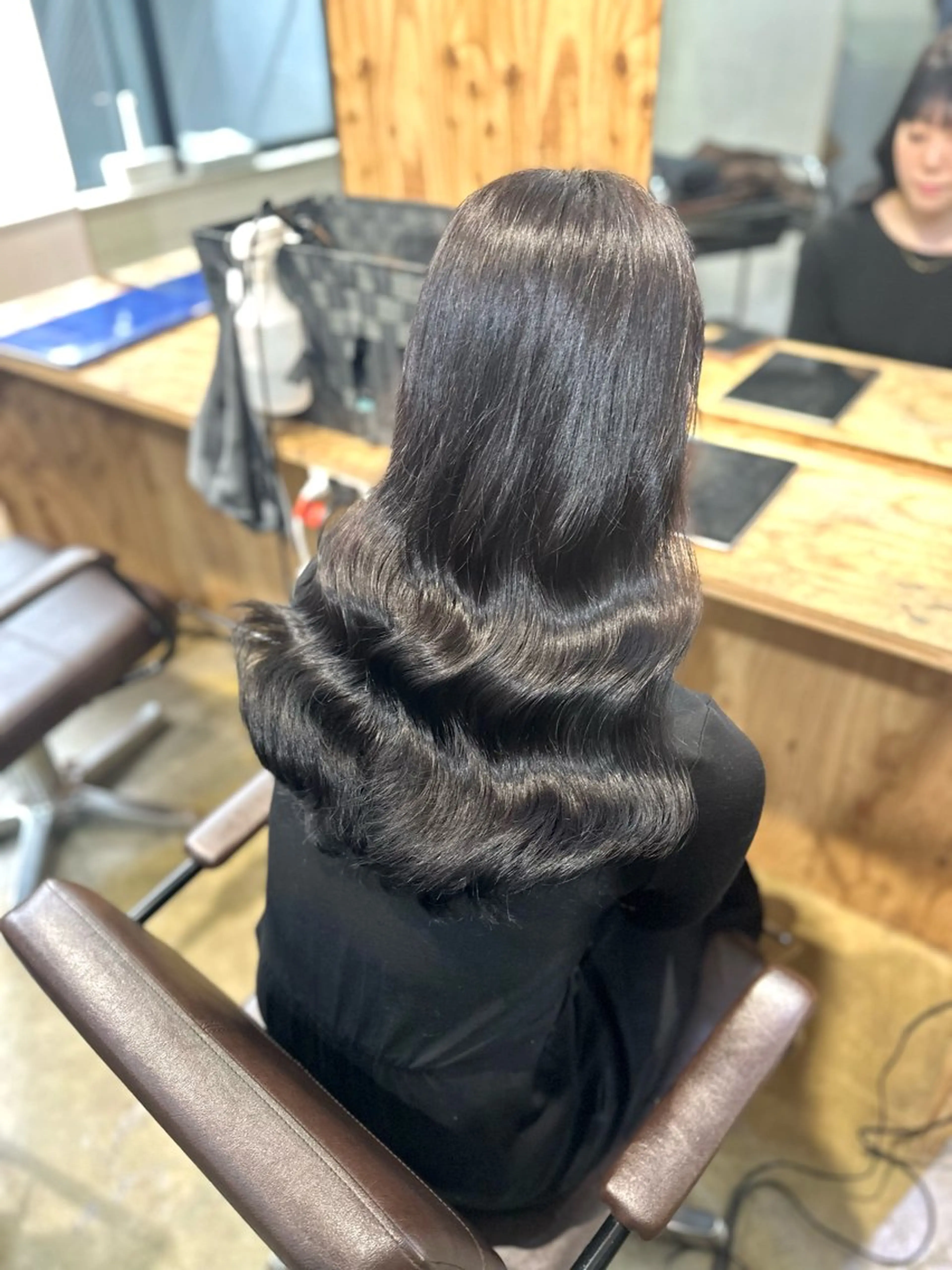 ロング カラー ヘアカラー トリートメント ︎︎カイ ミズキ 🐰𝜗𝜚のヘアスタイル