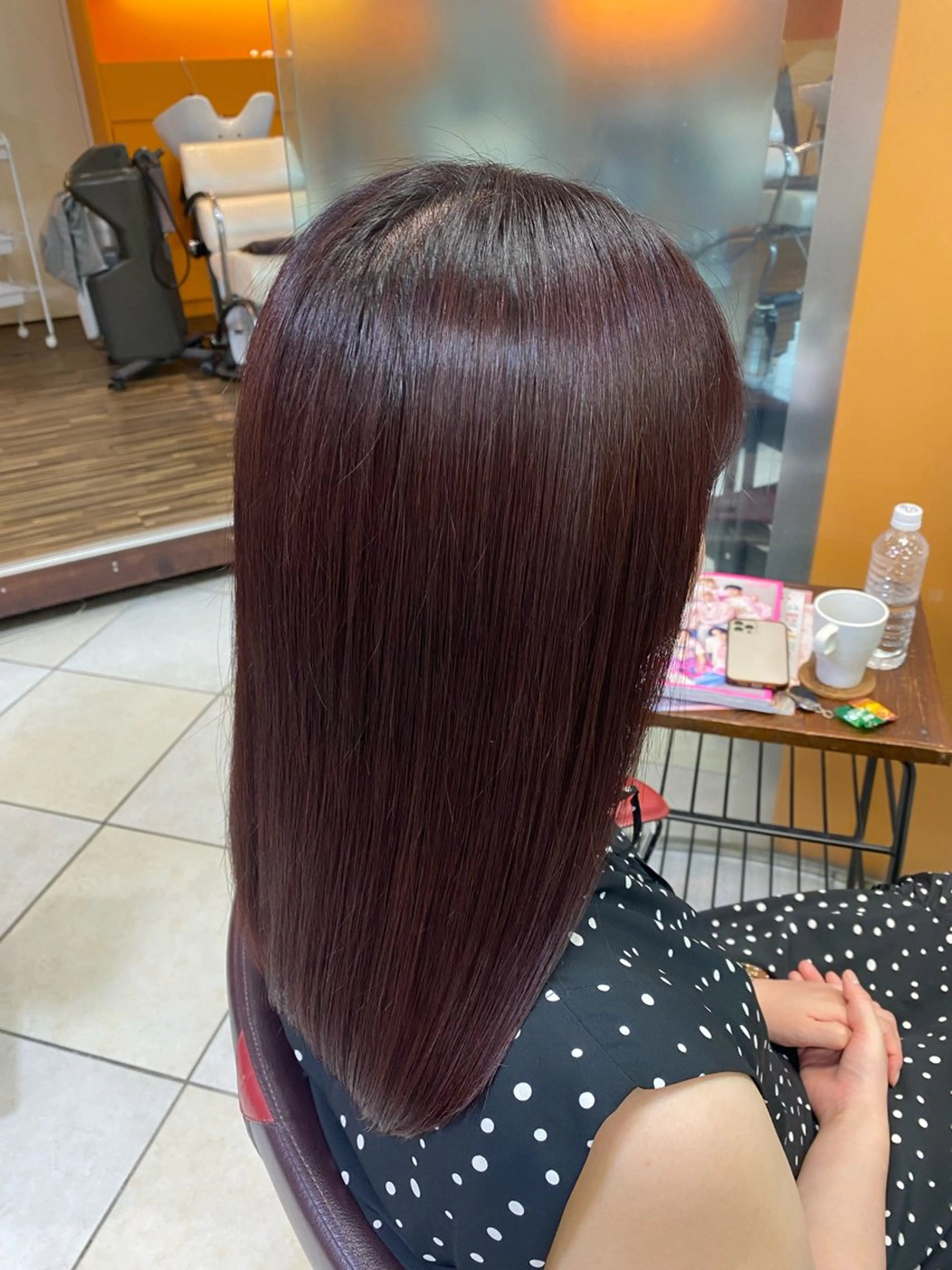 セミロング カラー ヘアカラー HAIR＆MAKE EARTH津田沼店所属・Ren 🤍のヘアスタイル