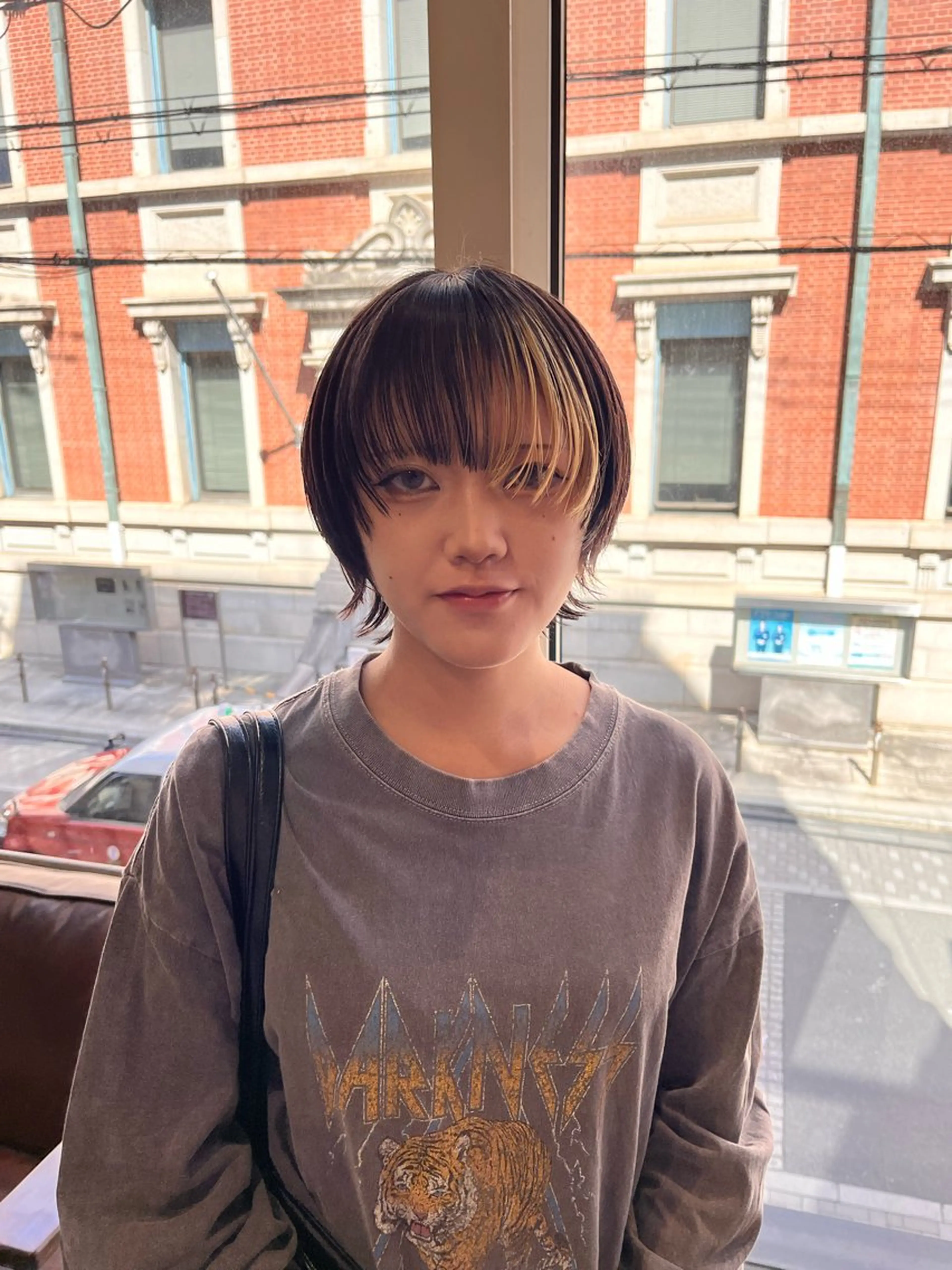 ショート ウルフカット Yamamoto Hana/京都美容室のヘアスタイル