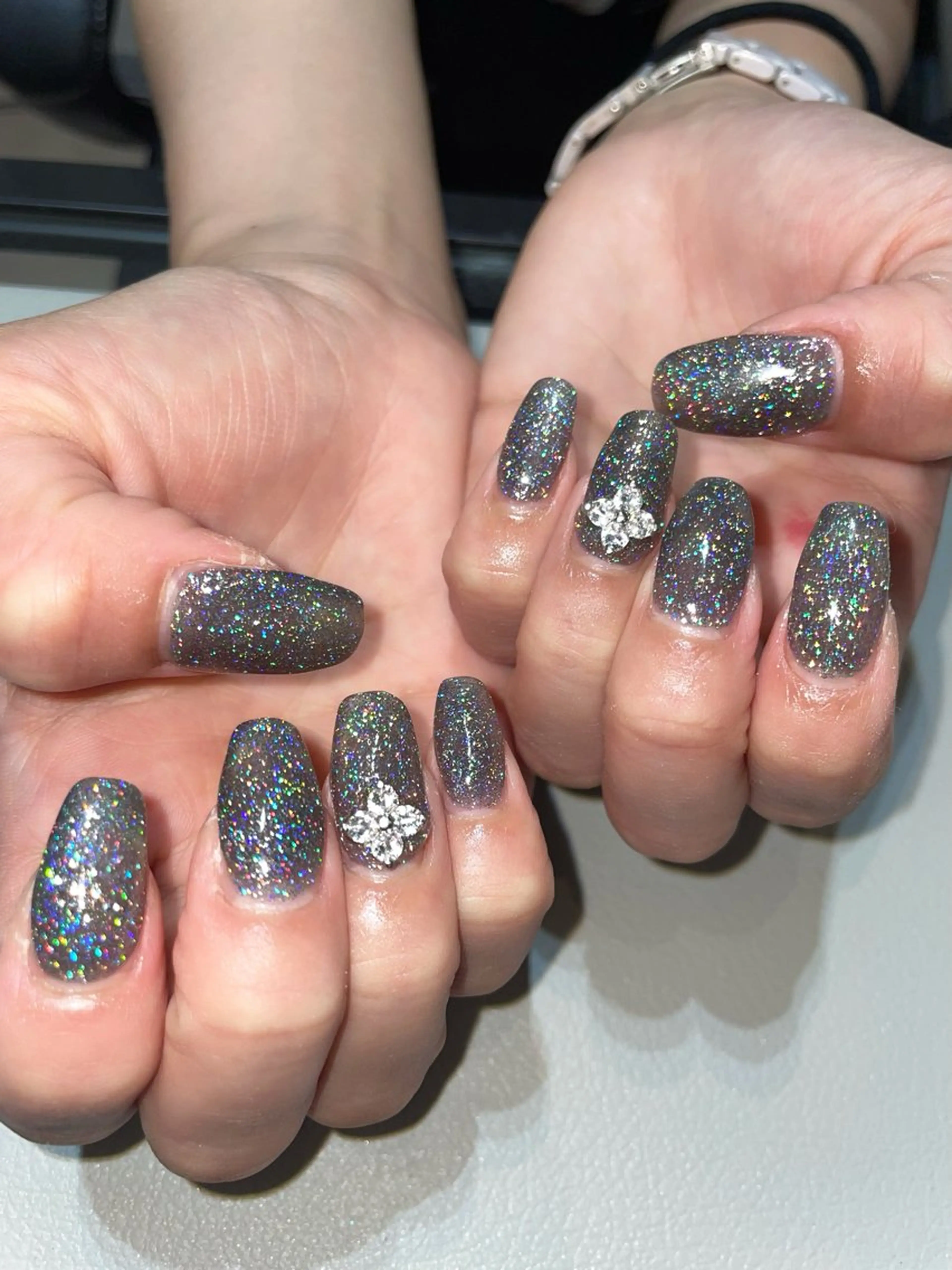 ネイル フラッシュネイル ハンドネイル jujur HARUKA🌸のネイルデザイン