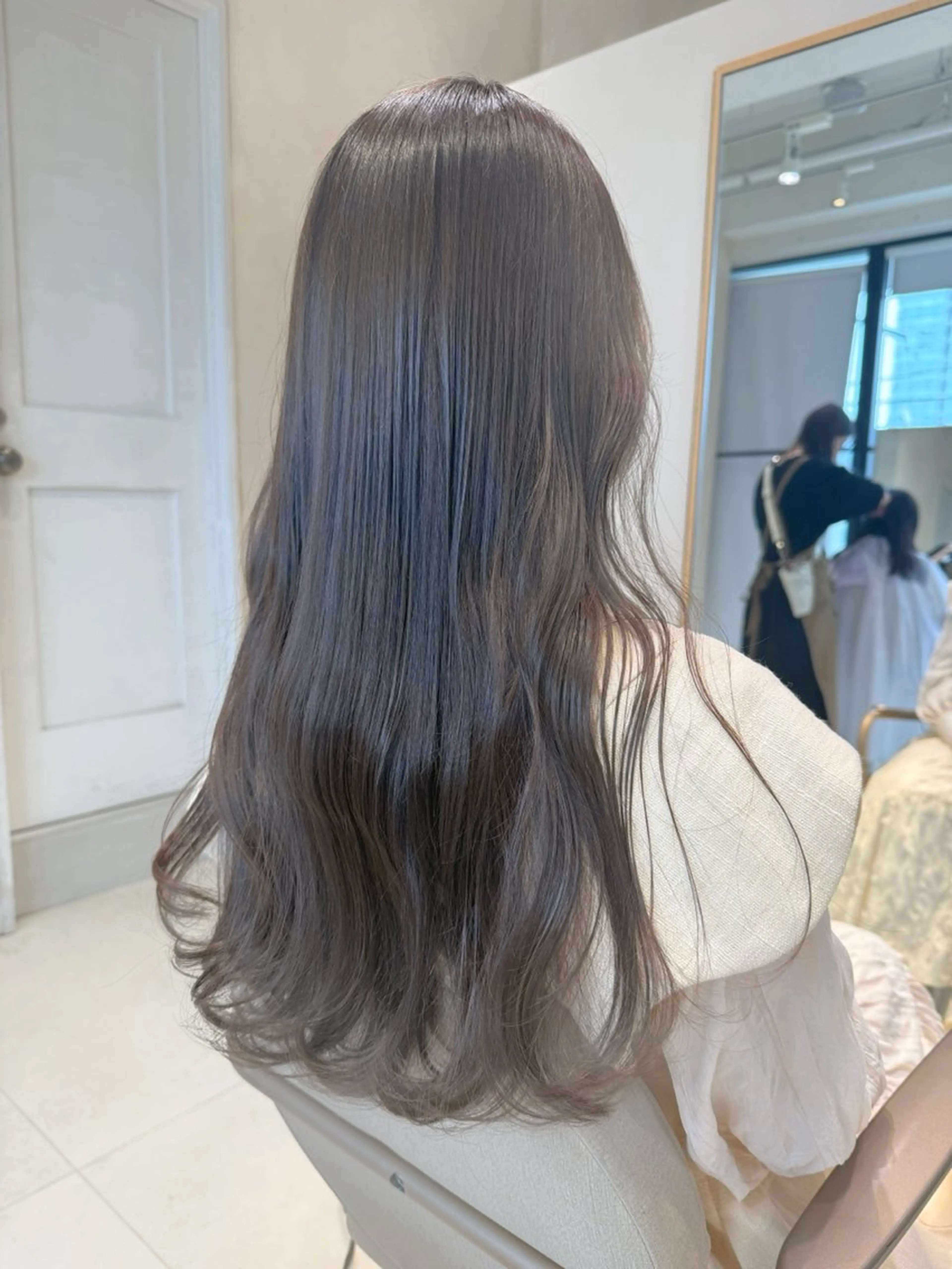 ロング カット ヘアカラー トリートメント 🎀やわらかカラー/ 艶カラー/よこやまのヘアスタイル