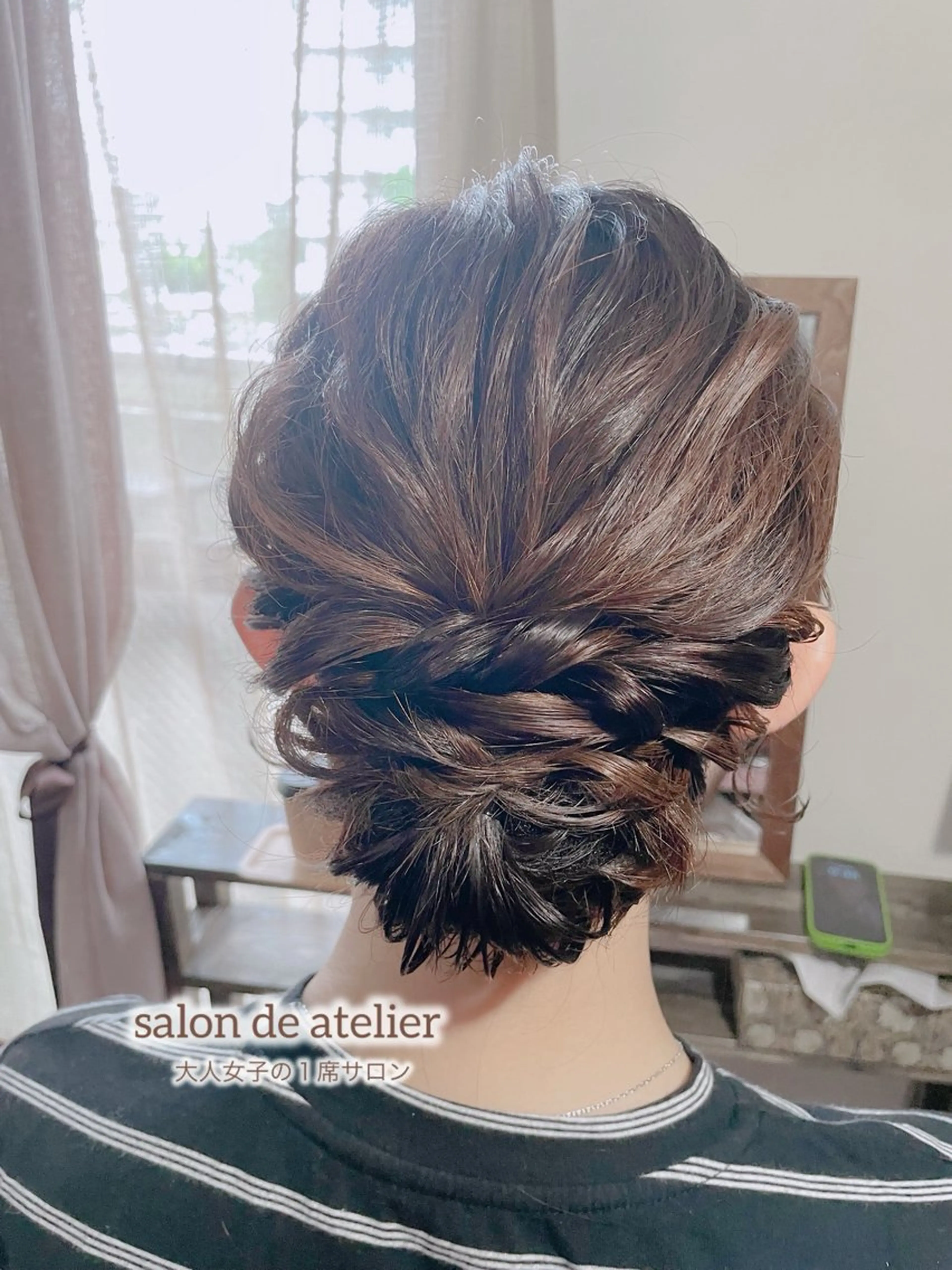 ヘアアレンジ ヘアセット サロンデアトリエ 愛沙花のマツエク・マツパデザイン