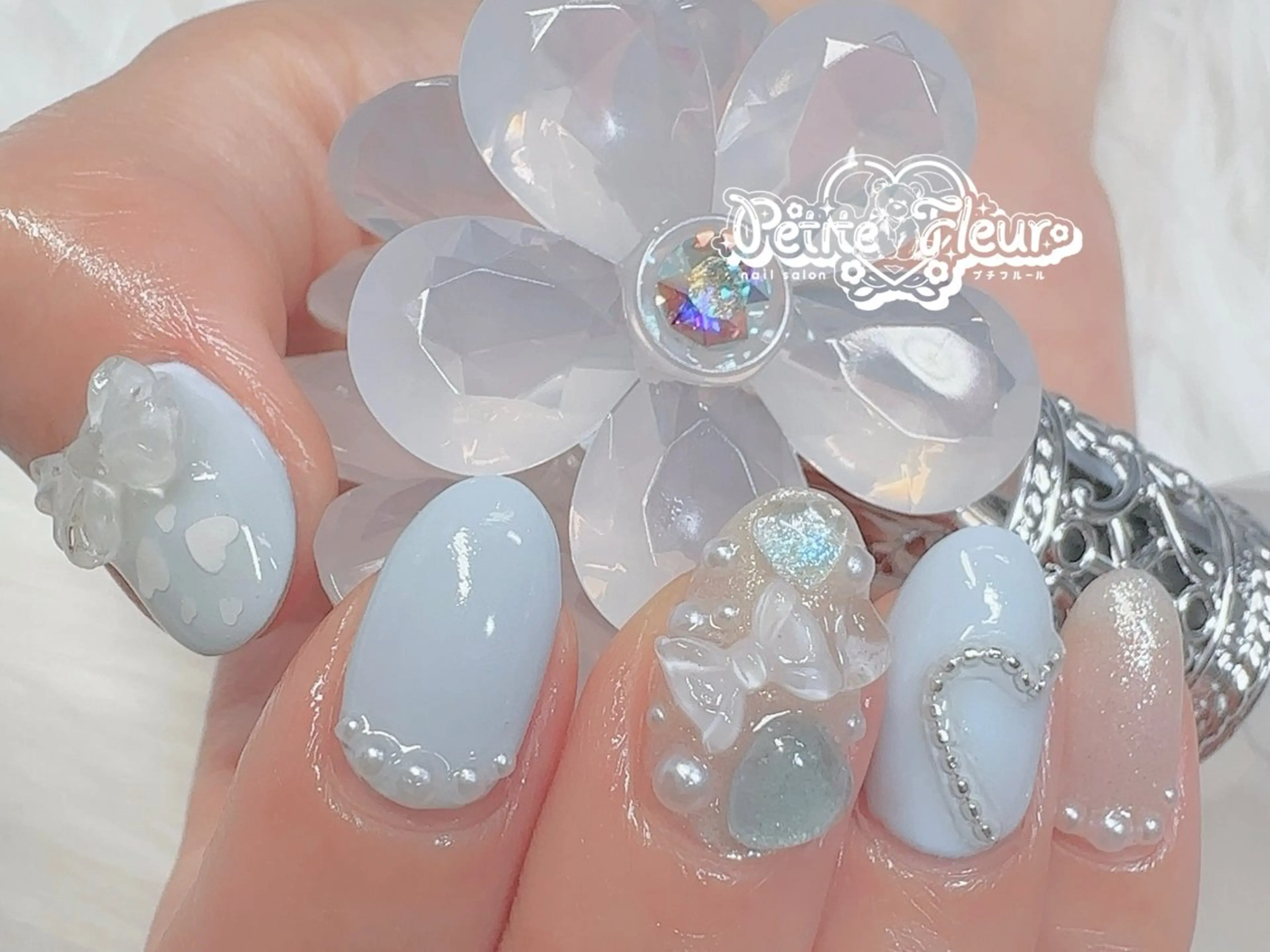 ネイル ハンドネイル ❁⃘*。Petite fleur❁⃘*りさのネイルデザイン