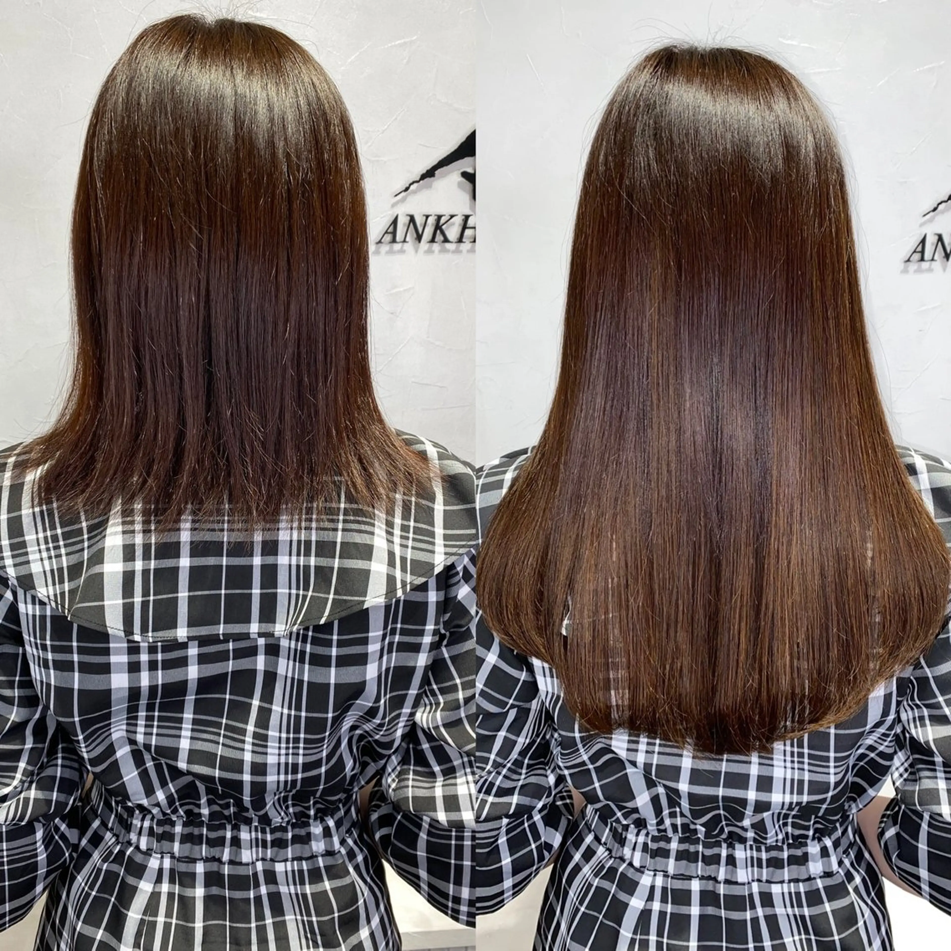 セミロング シールエクステ エクステ ヘアカラー エクステ アンククロス池袋北口所属・韓国ヘア♡ブリーチ♡ エクステ♡YUKI♡のヘアスタイル
