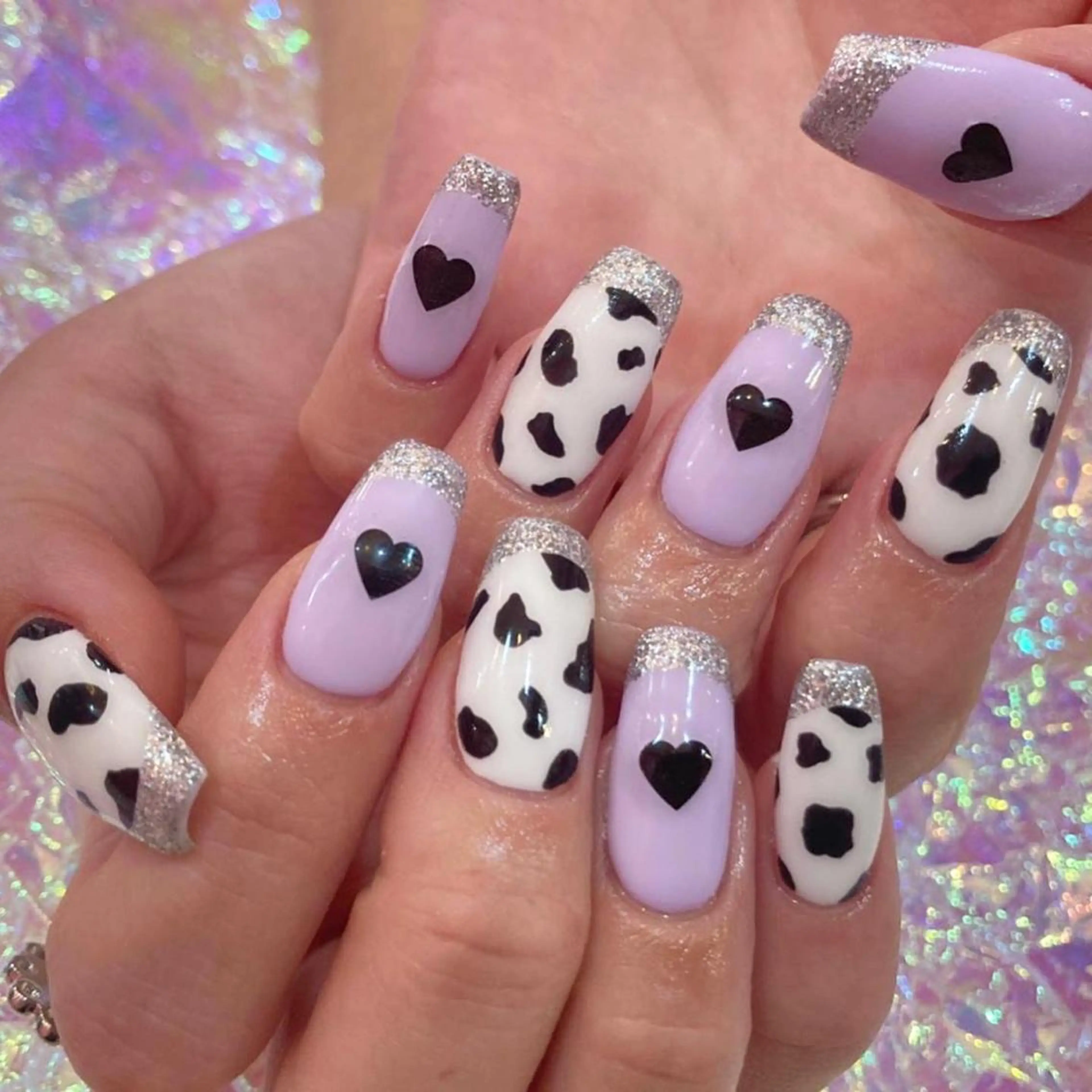 セミロング カラー キッズ ネイル NAILSGOGO shibuyaのネイルデザイン