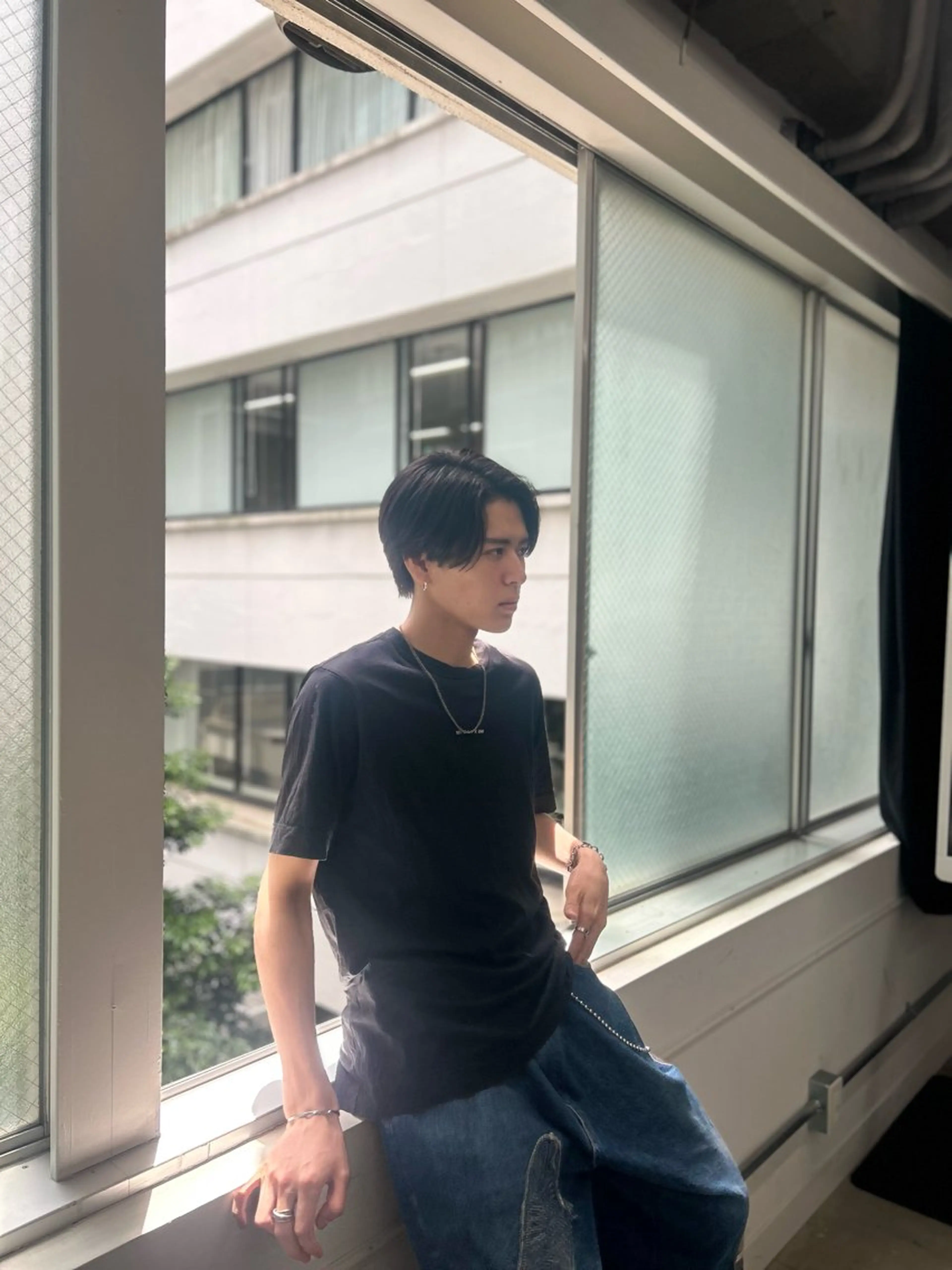 メンズ カット 佐藤 嶺のヘアスタイル