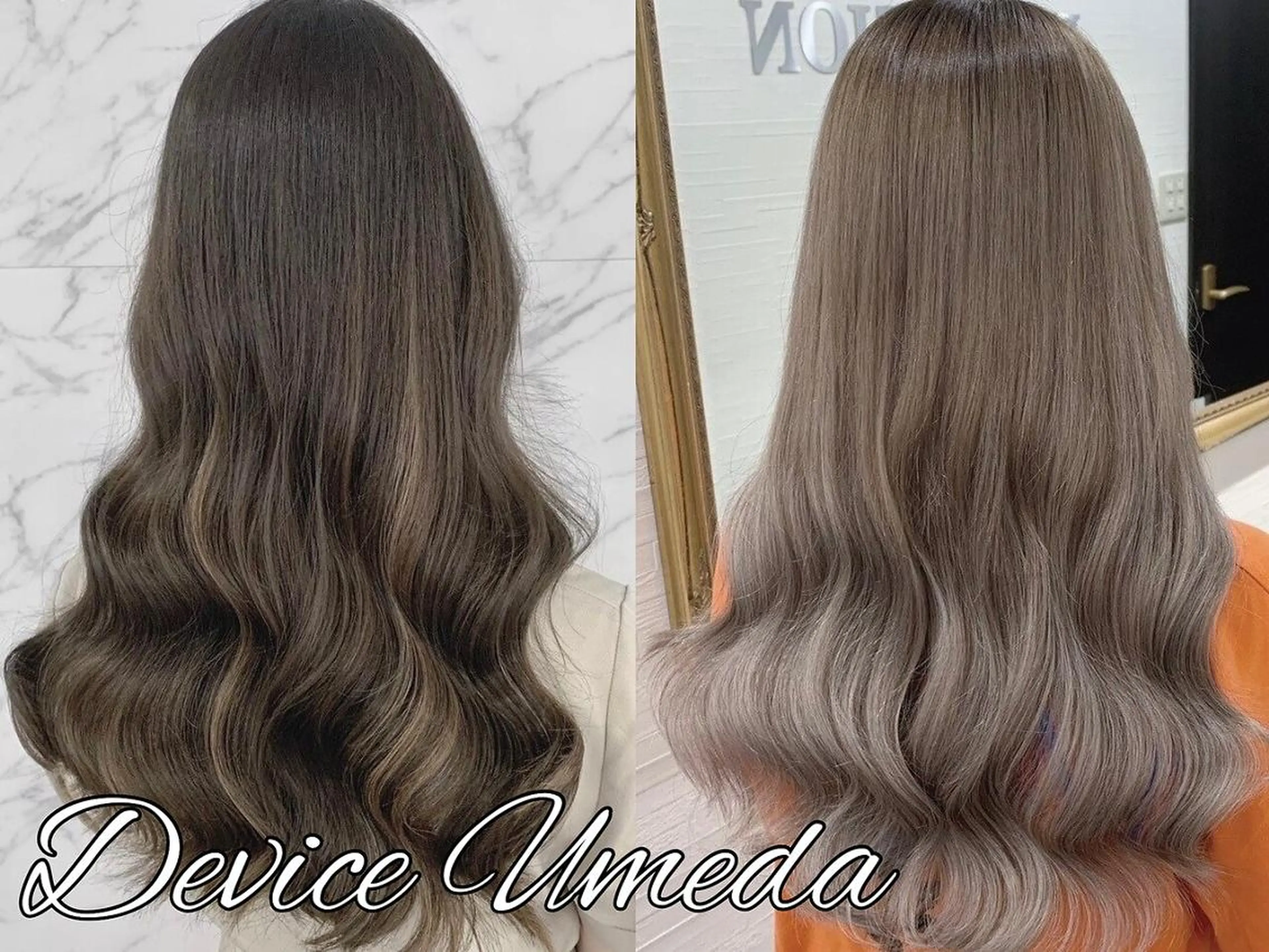 ロング カラー ヘアアレンジ エクステ地域最安値★ Device梅田のヘアスタイル