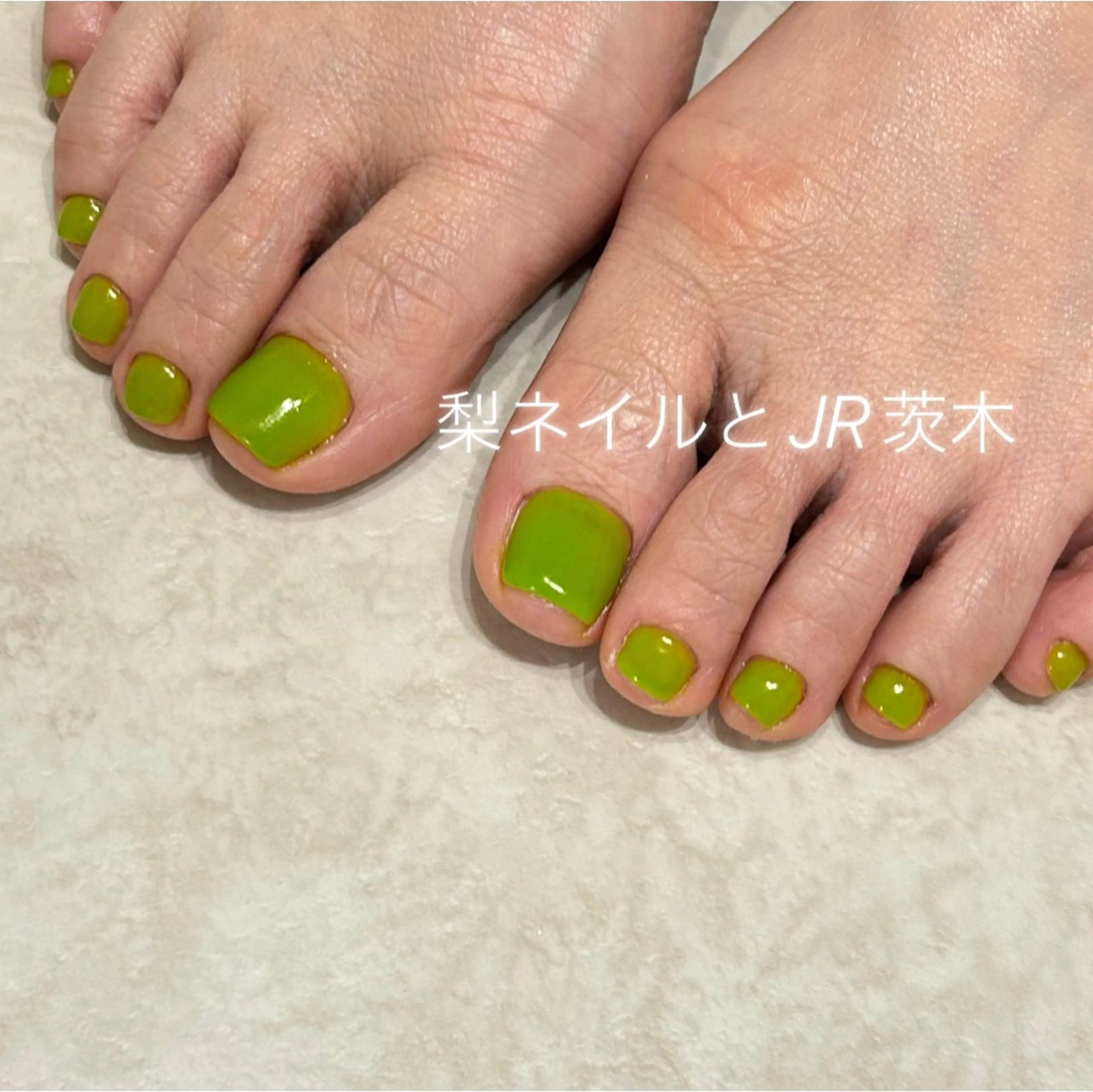 フットジェルワンカラー👣✨プチ角質ケア付き6,600円の写真