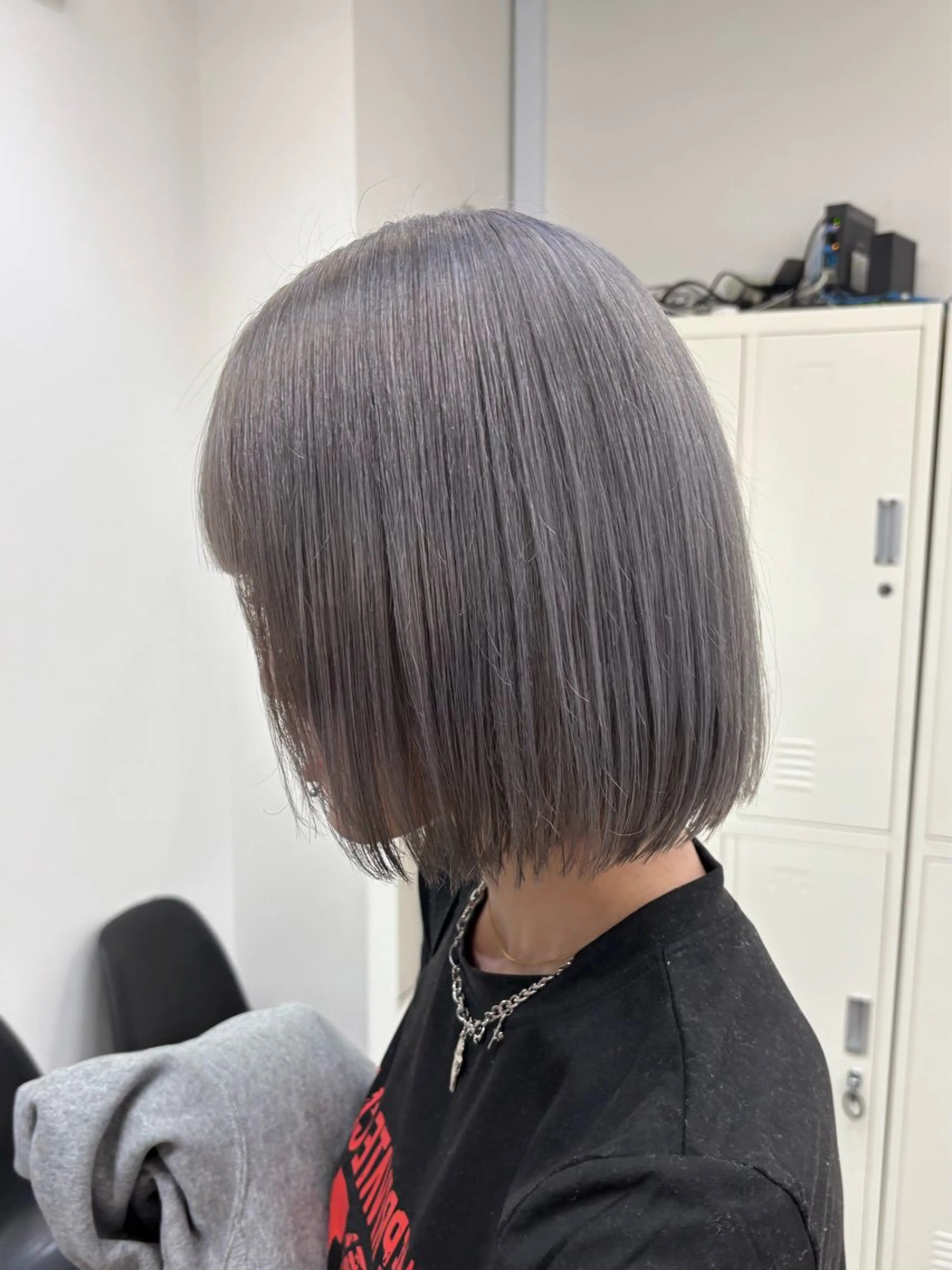 ミディアム ヘアカラー 🌈ハイトーンカラー ⋆˚ʚɞにいな🌈のヘアスタイル