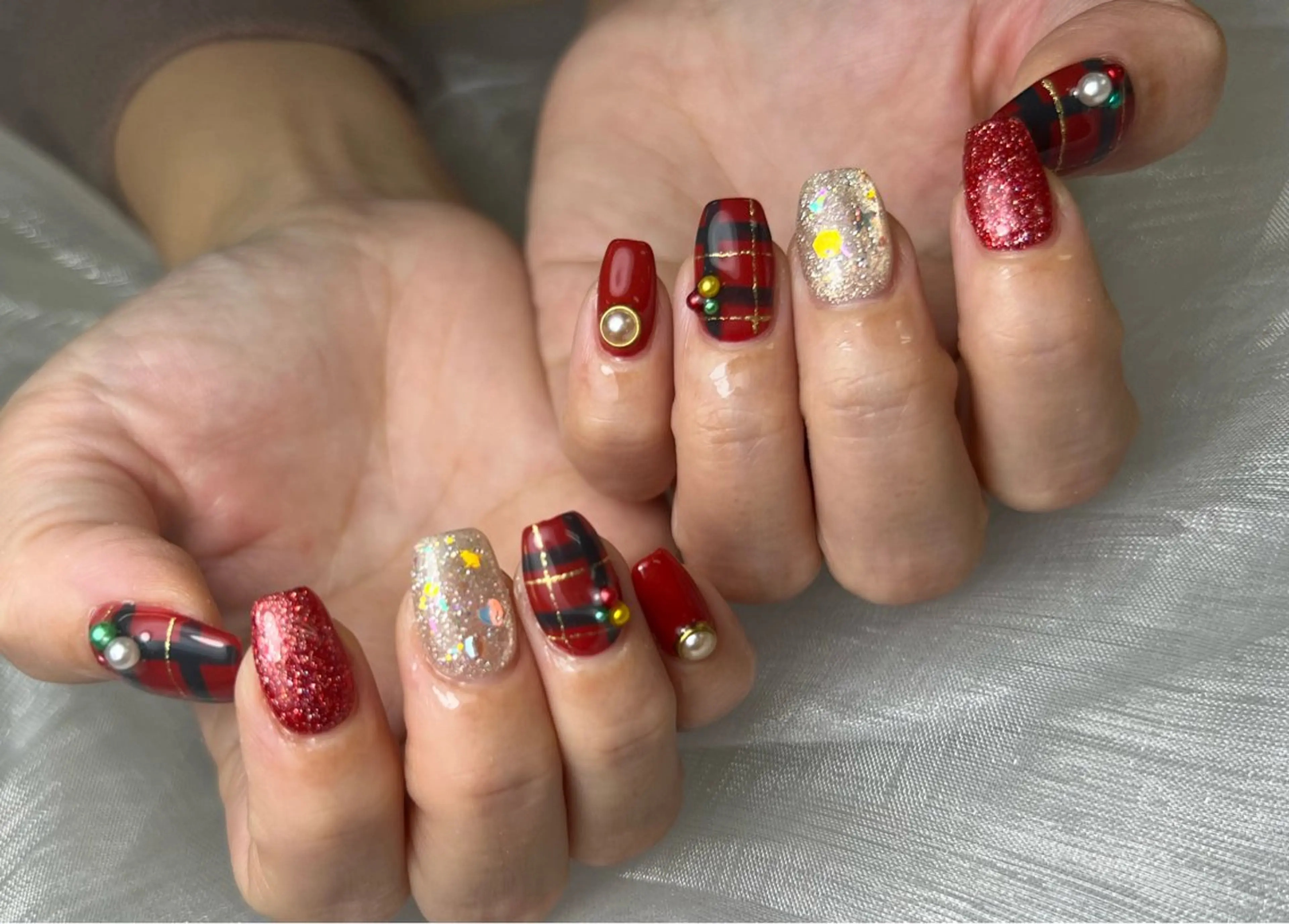 ネイル ハンドネイル Mana‪ ‪·͜· ❤︎‬のネイルデザイン