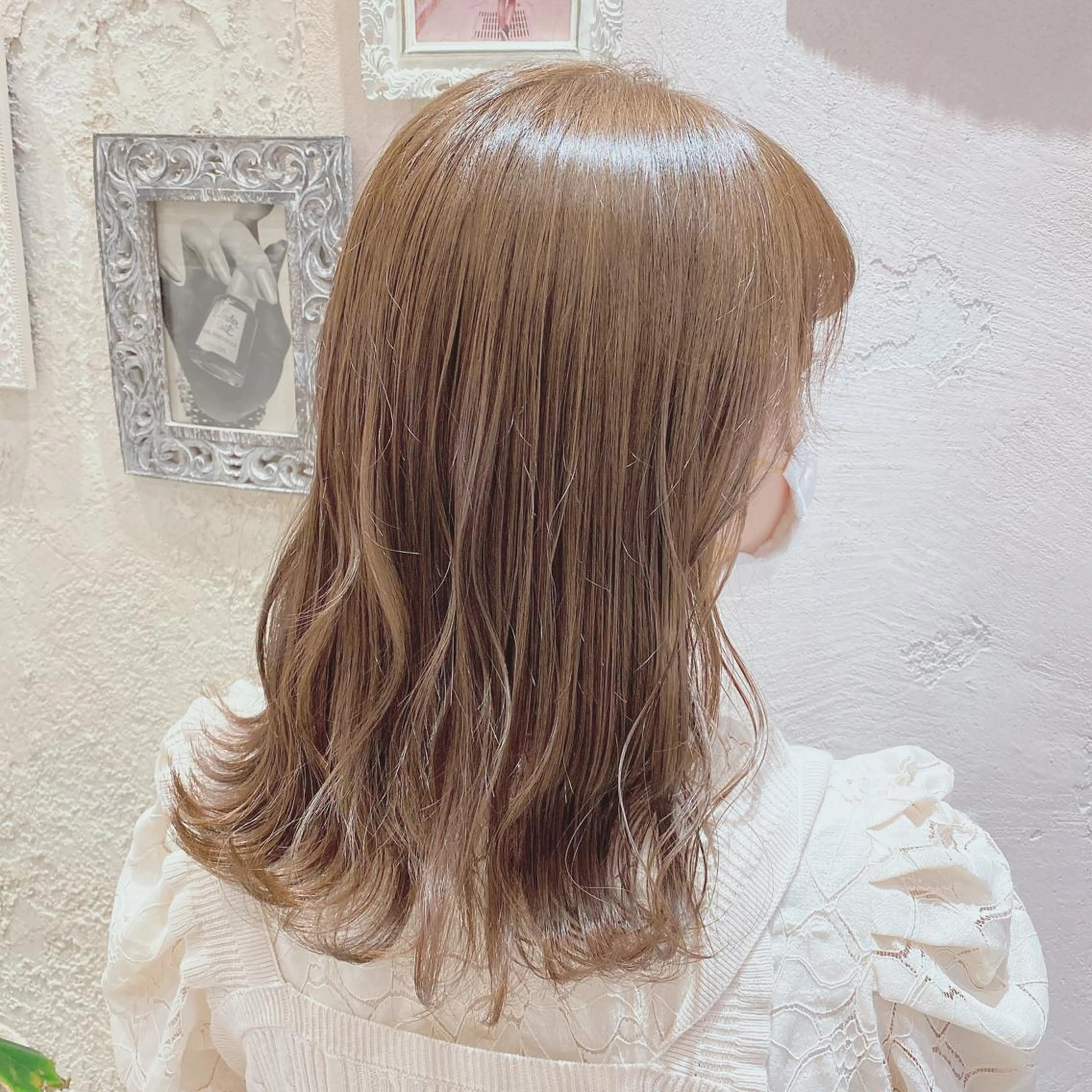 ミディアム カット ヘアカラー トリートメント 代表山口ひな 髪質改善のプロのヘアスタイル