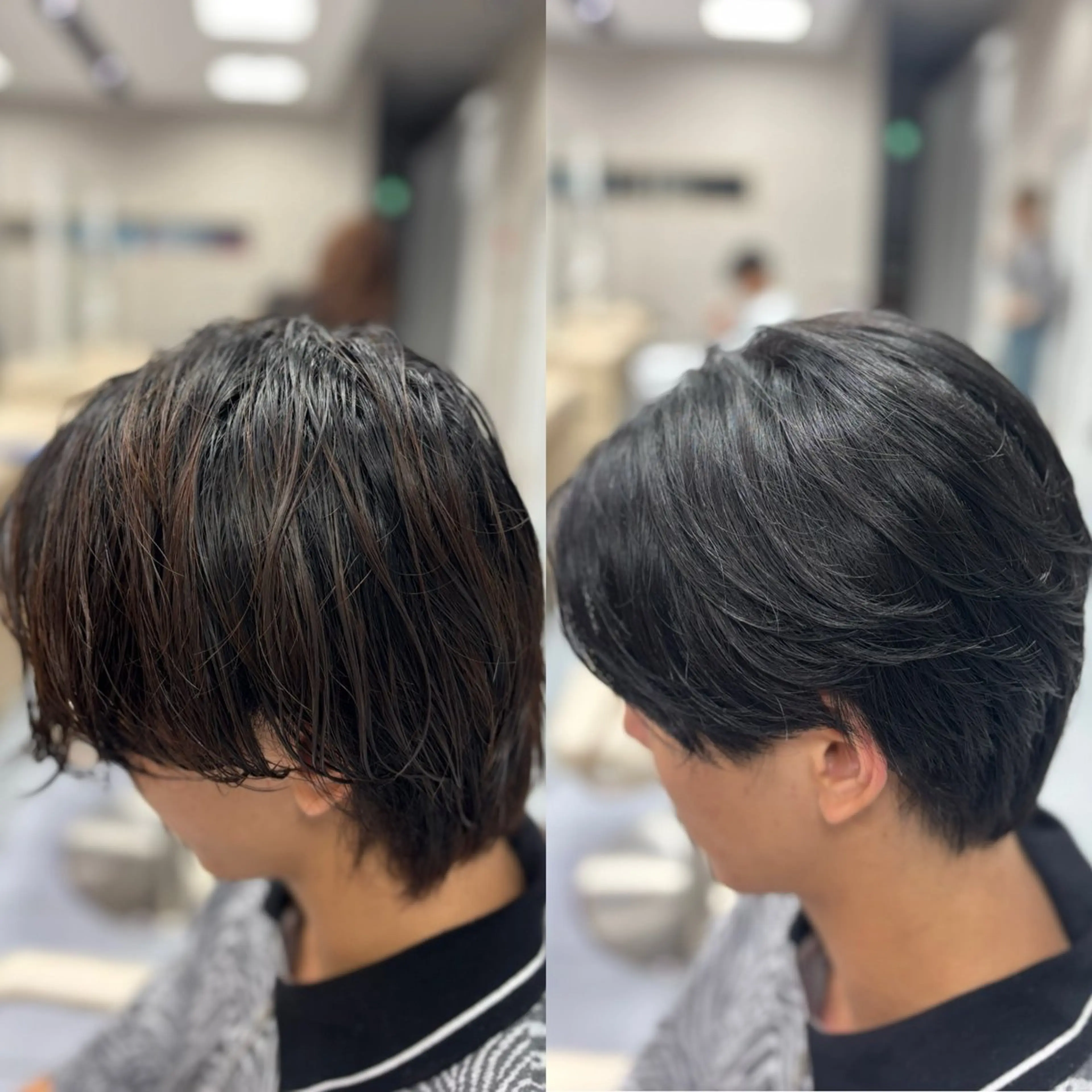 ショート パーマ メンズ カット パーマ メンズ特化韓国風 パーマスタイル/りんのヘアスタイル