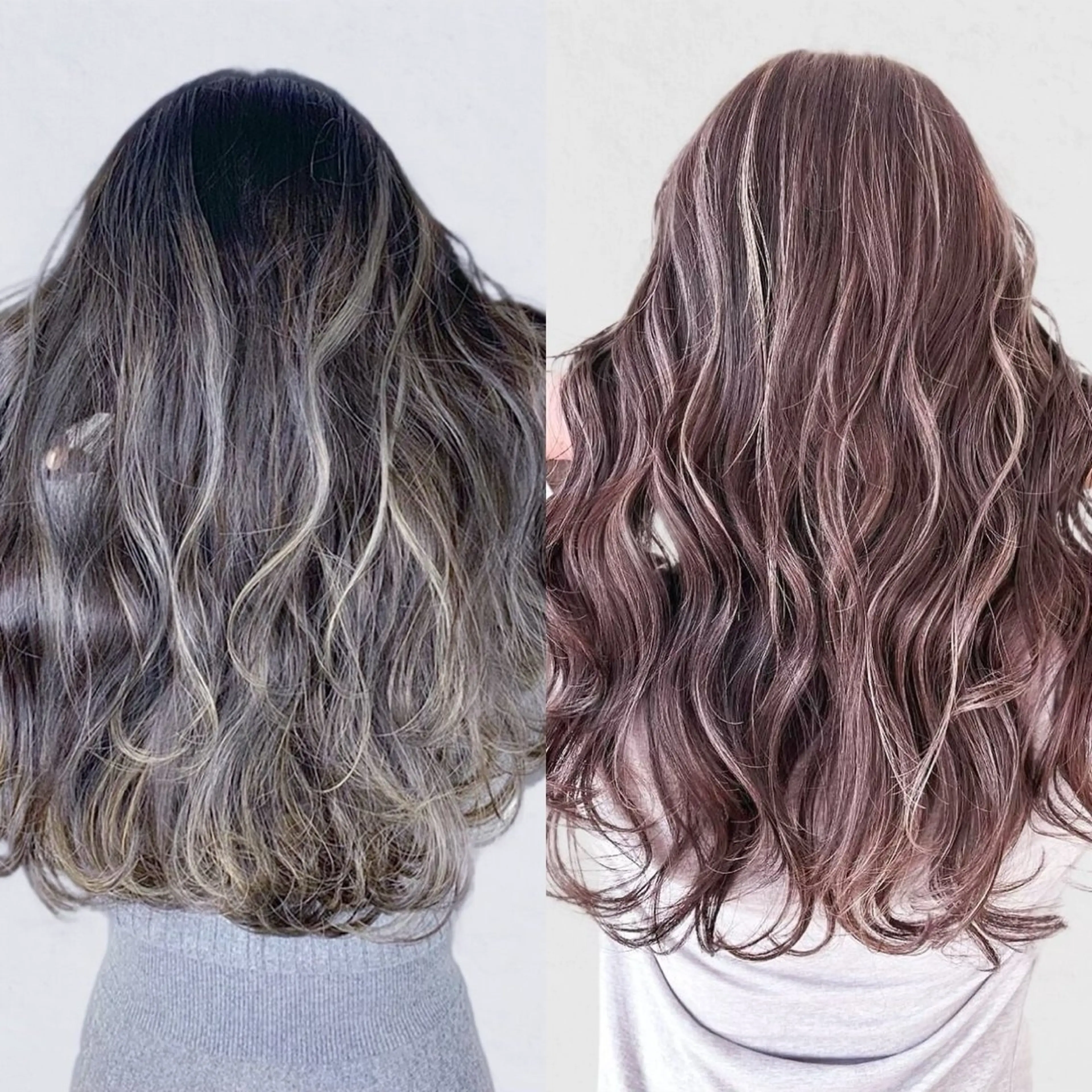ロング カラー ハイライトカラー ハイライト ヘアカラー 🫧髪質改善• 艶カラー持田樹🫧のヘアスタイル