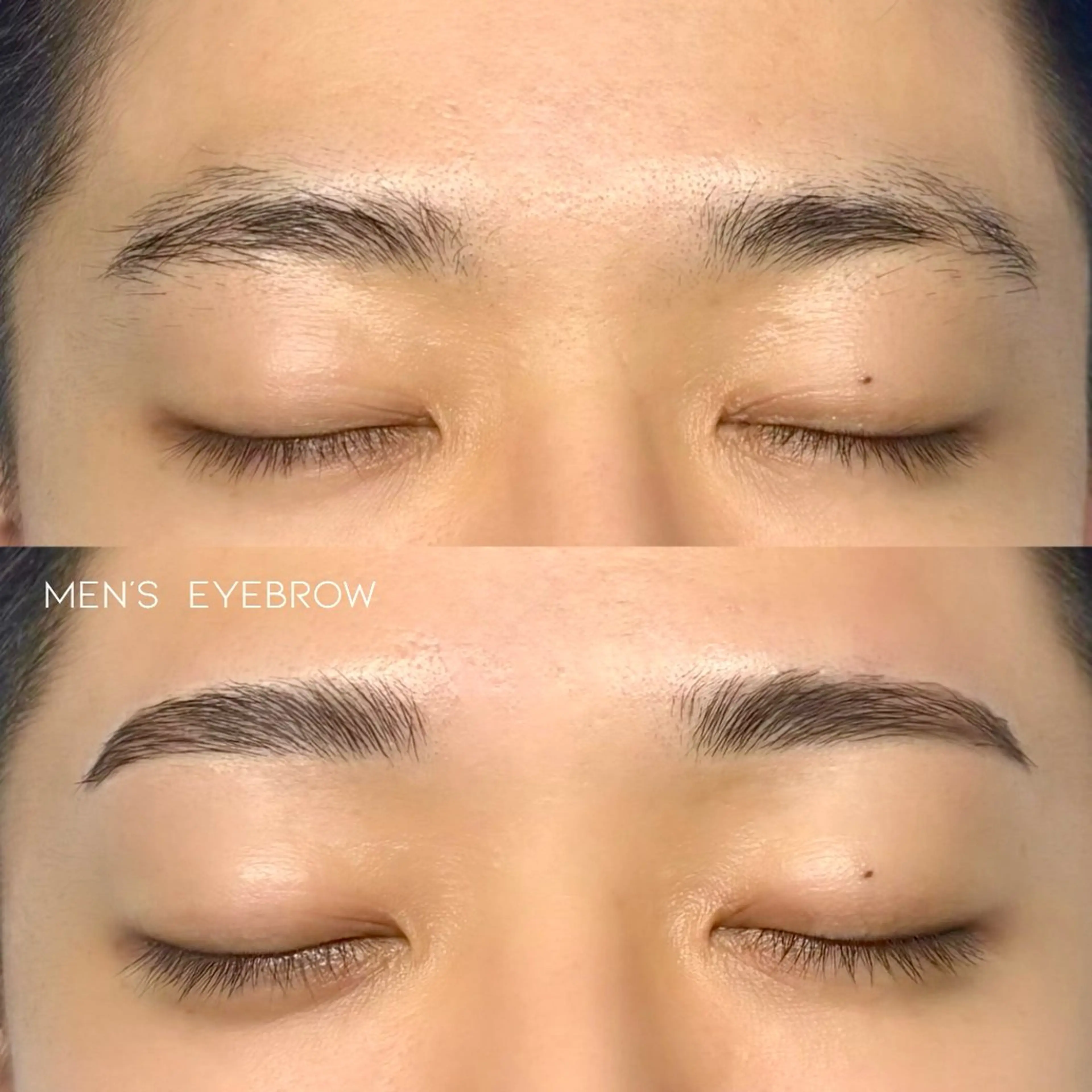 メンズ【王道垢抜けコース👑】垢抜け眉毛wax➕毛流れ矯正眉毛パーマ 毛抜き・仕上げメイク付◎の写真