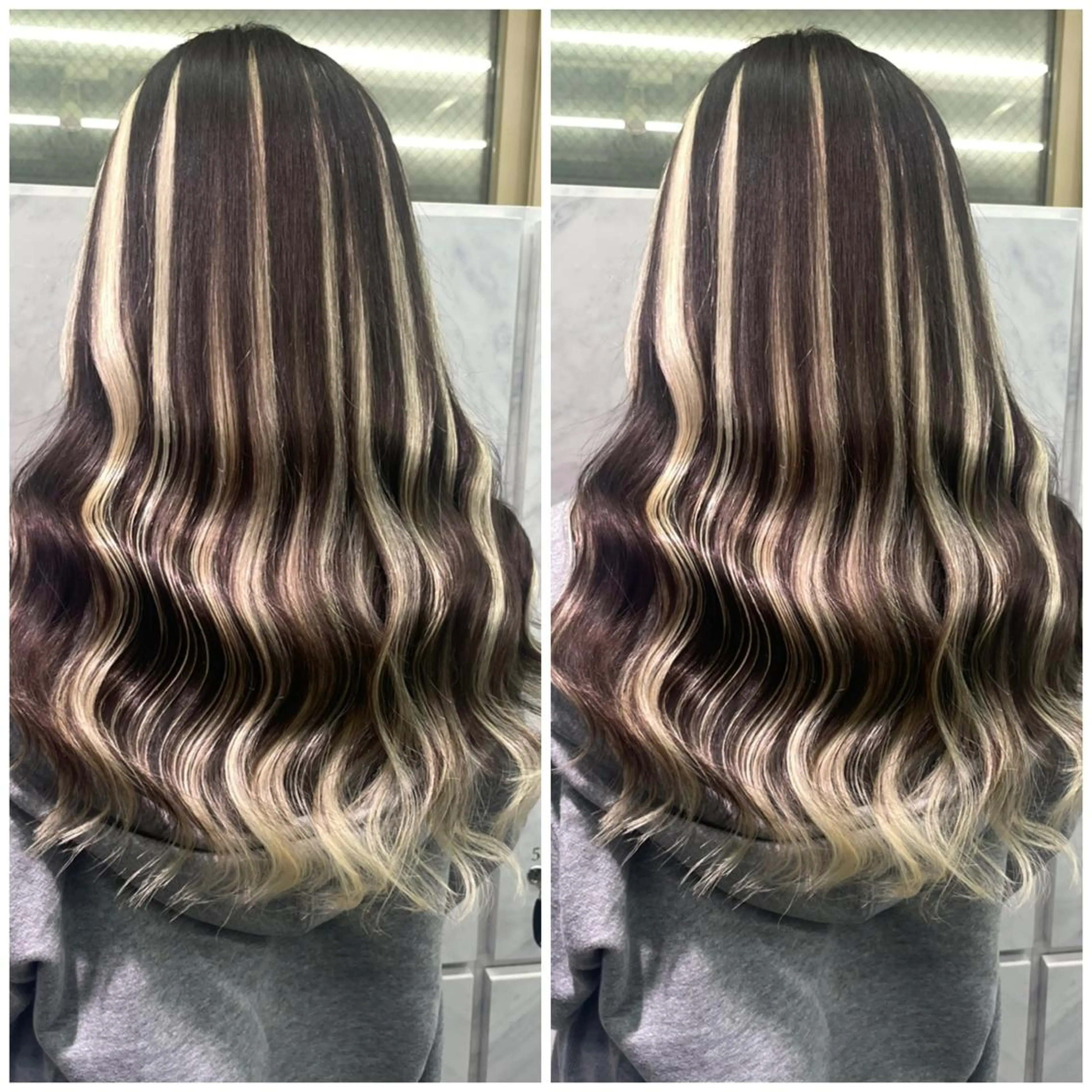 ロング カット ヘアカラー エクステ 🦋プルエクステ ARISA🦋のヘアスタイル