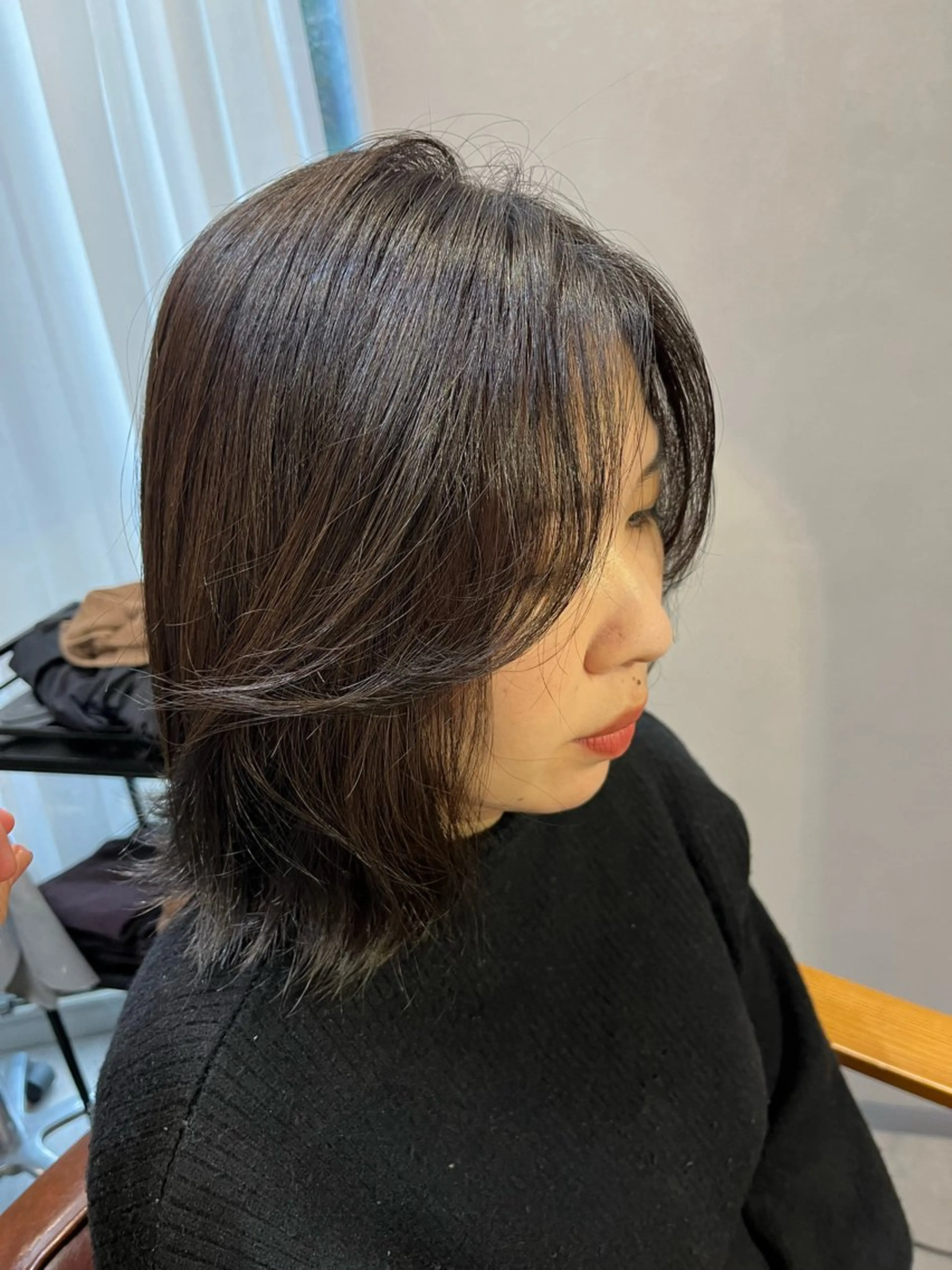 ミディアム ヘアカラー 大橋 瑞紀のヘアスタイル