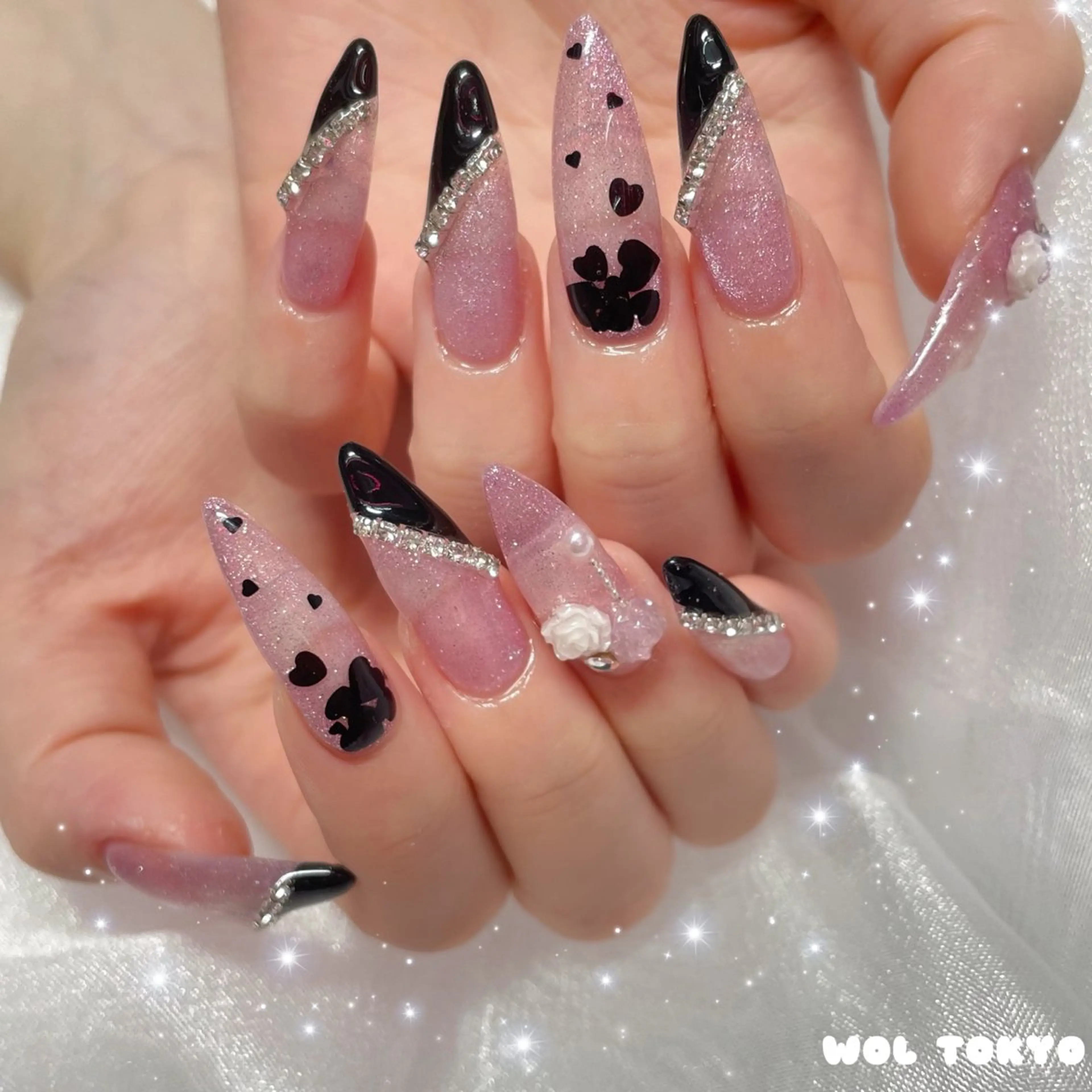 ネイル ロングネイル ネイルチップ ハンドネイル WOLTOKYO池袋 maiのネイルデザイン