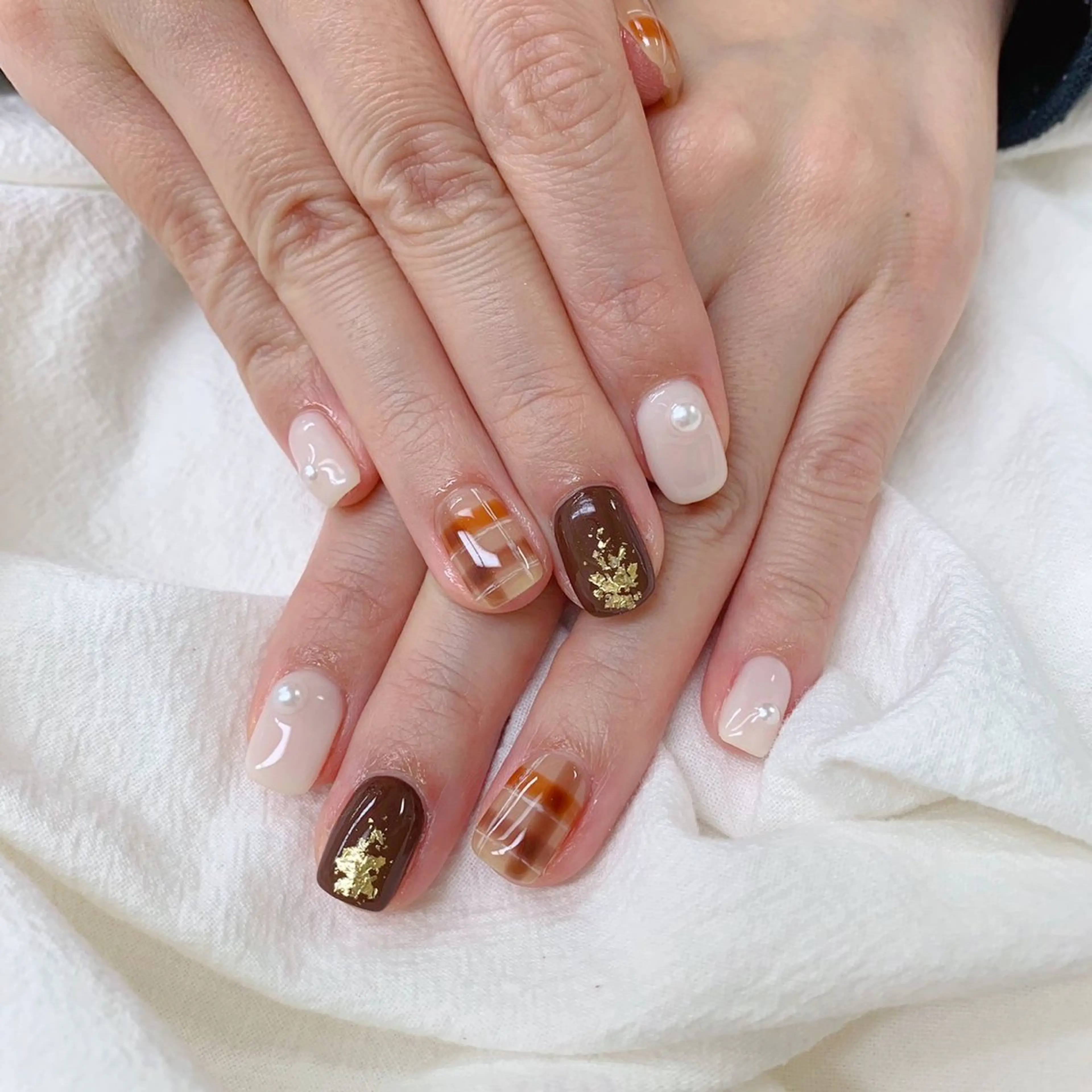 ミディアム ハンドネイル nail jaol池袋店所属・ネイルJaol 池袋のネイルデザイン