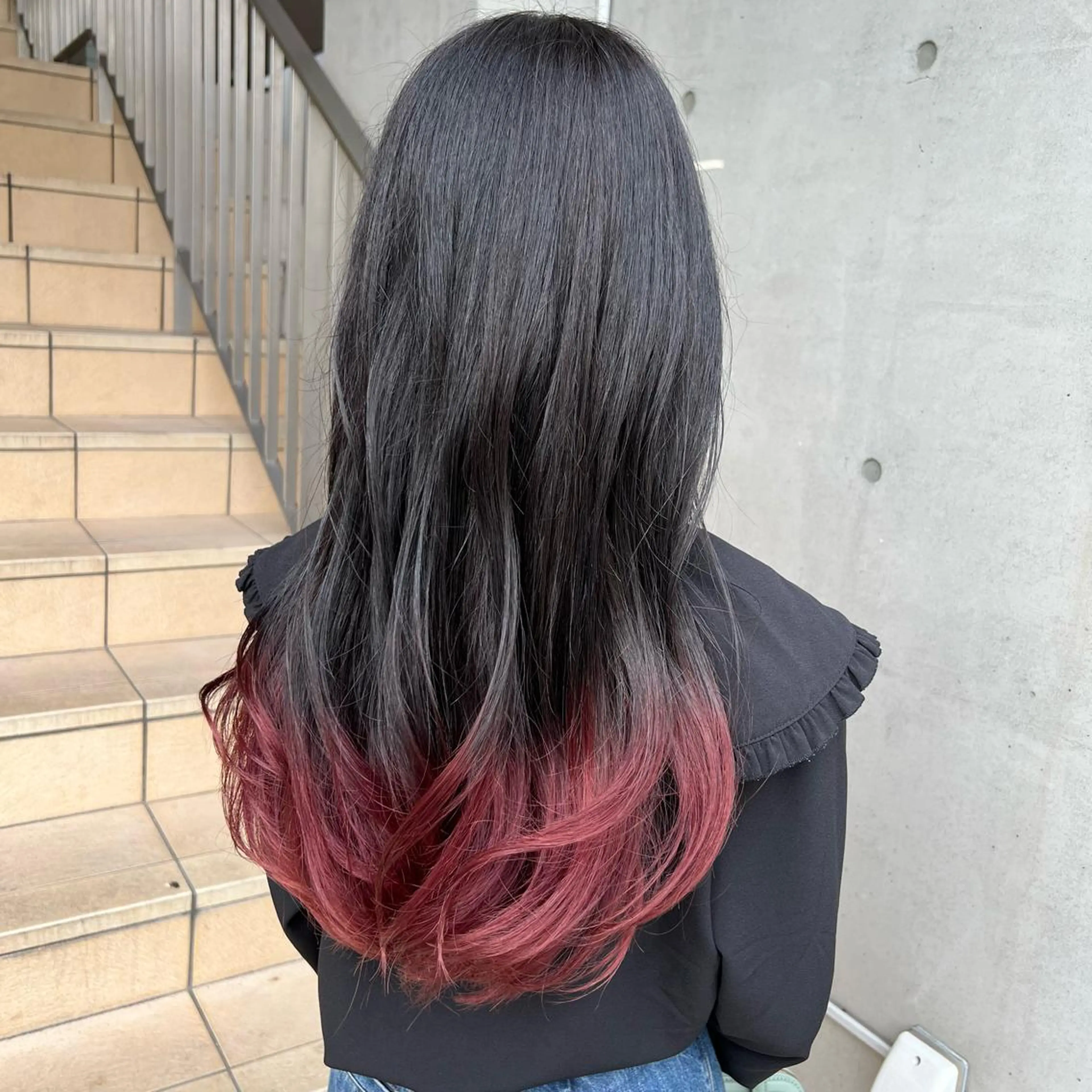 カラー グラデーションカラー ピンクカラー ヘアカラー トリートメント stylist 🐶内藤 成香のヘアスタイル