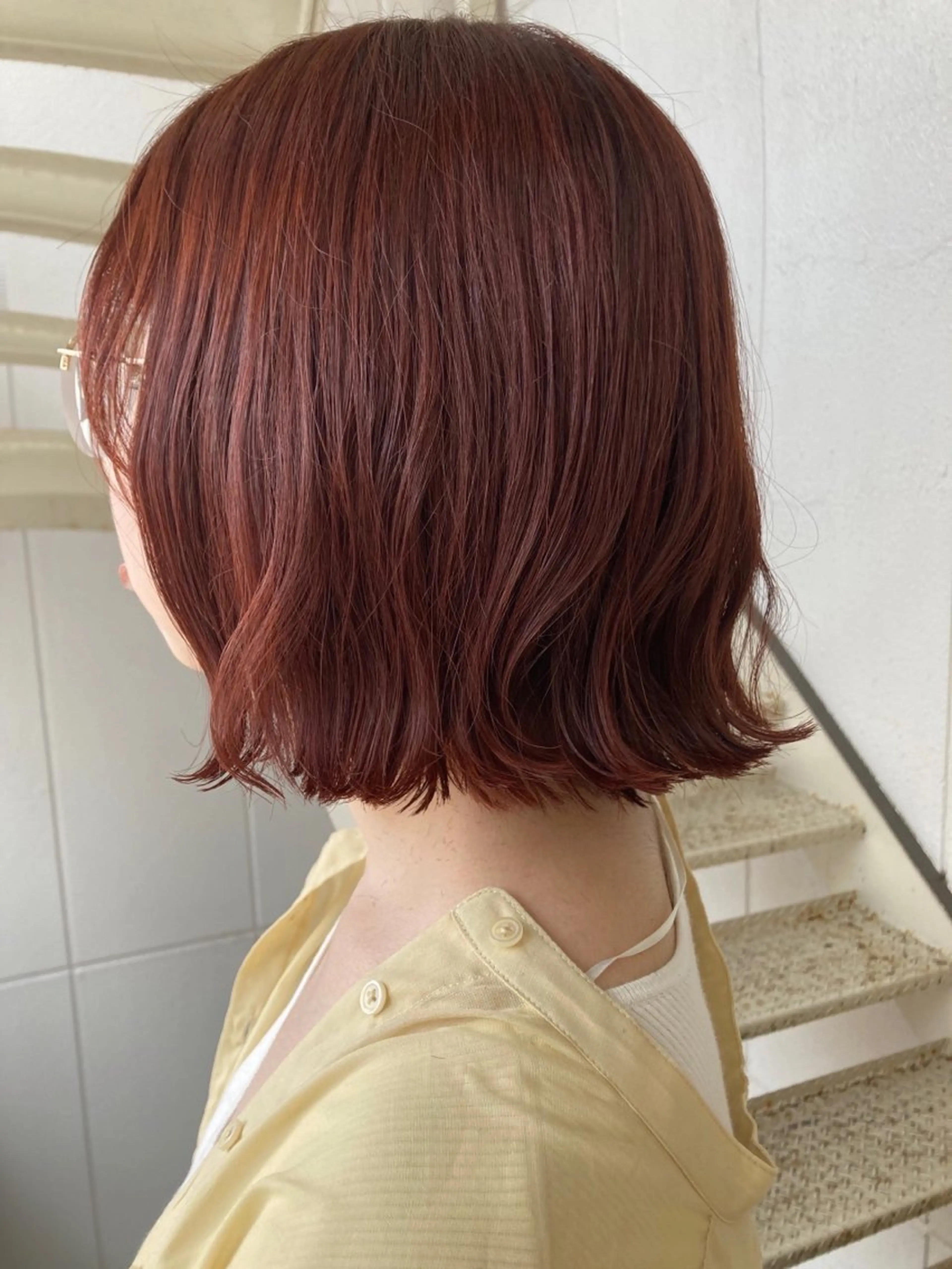 ミディアム roka ノゾミのヘアスタイル