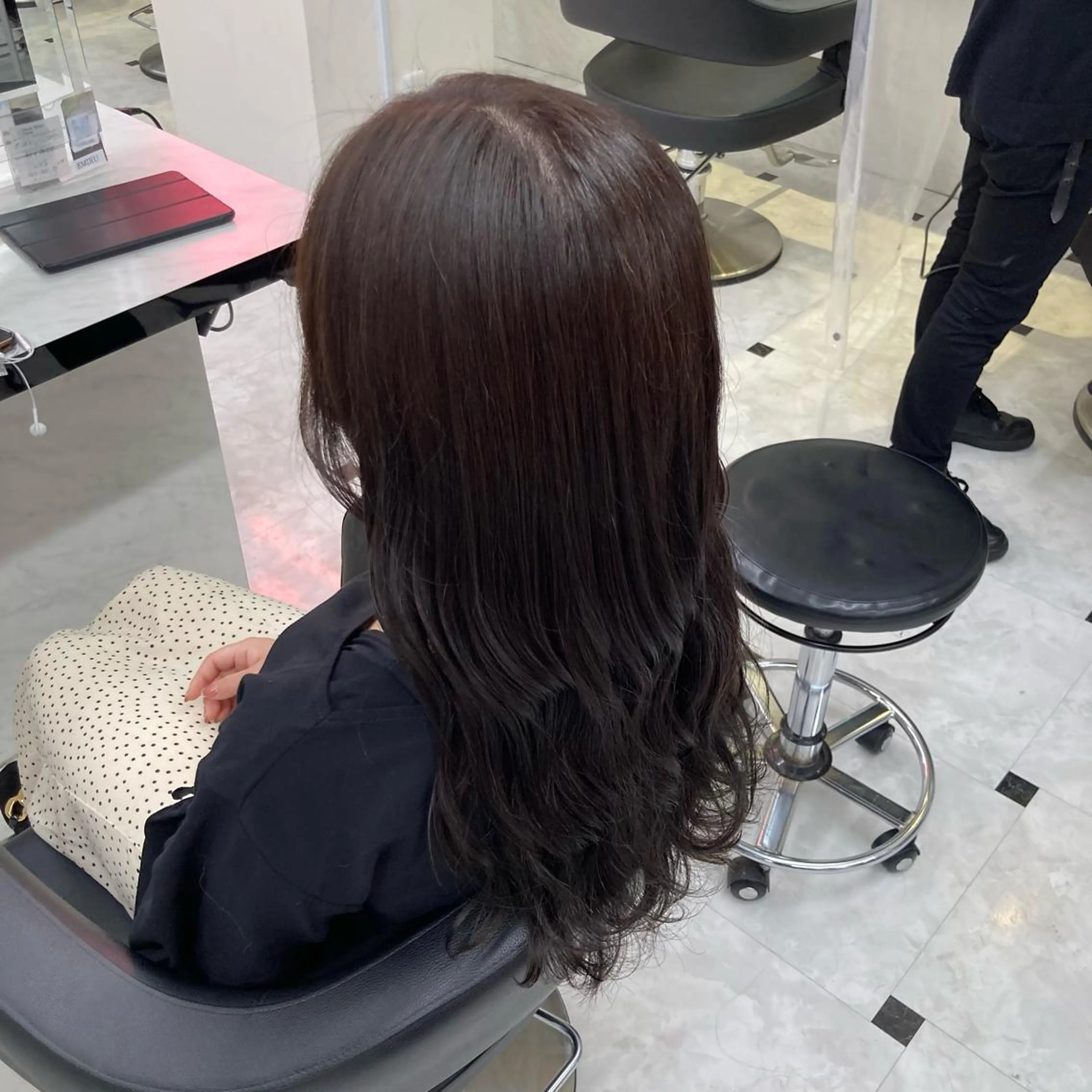 セミロング カラー 似合わせカット 上野/駅近　徒歩5分 /ハイトーン/えみるのヘアスタイル