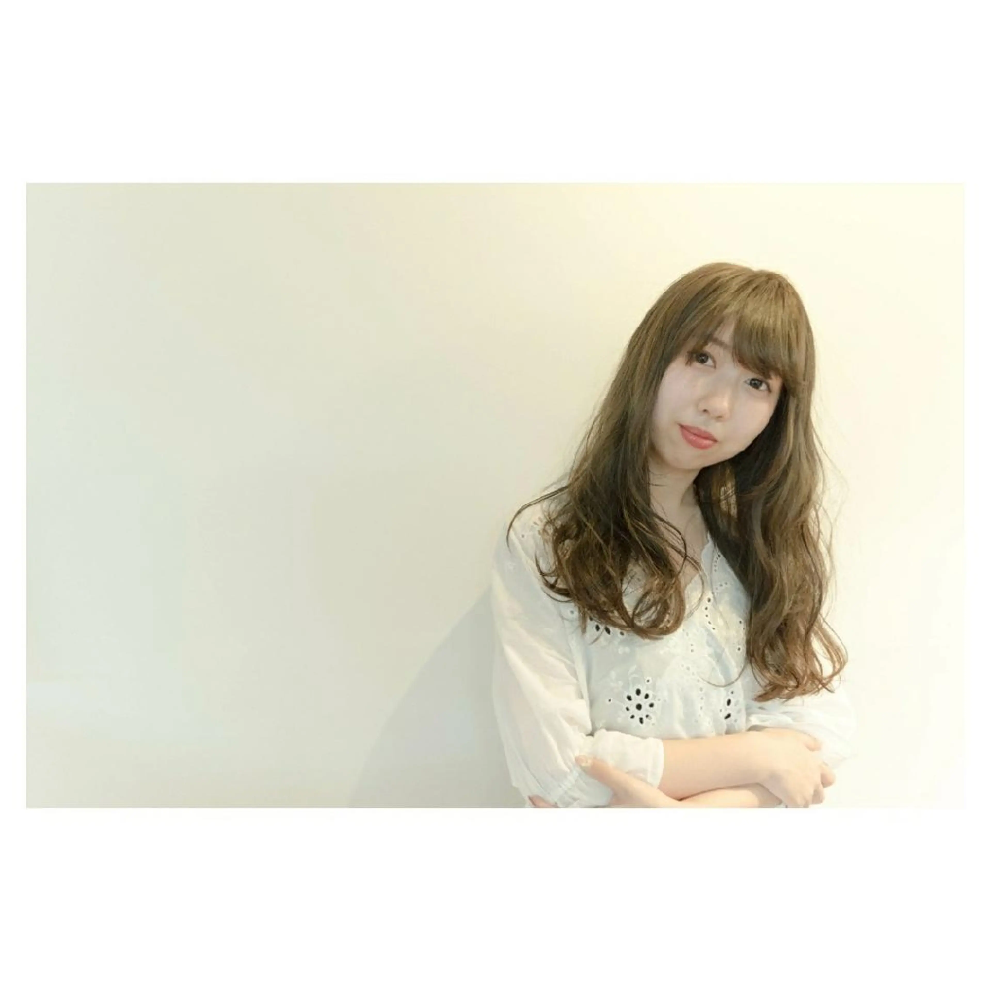 ロング カラー ブルーカラー ブルージュ ロング 原田 祥彰のヘアスタイル