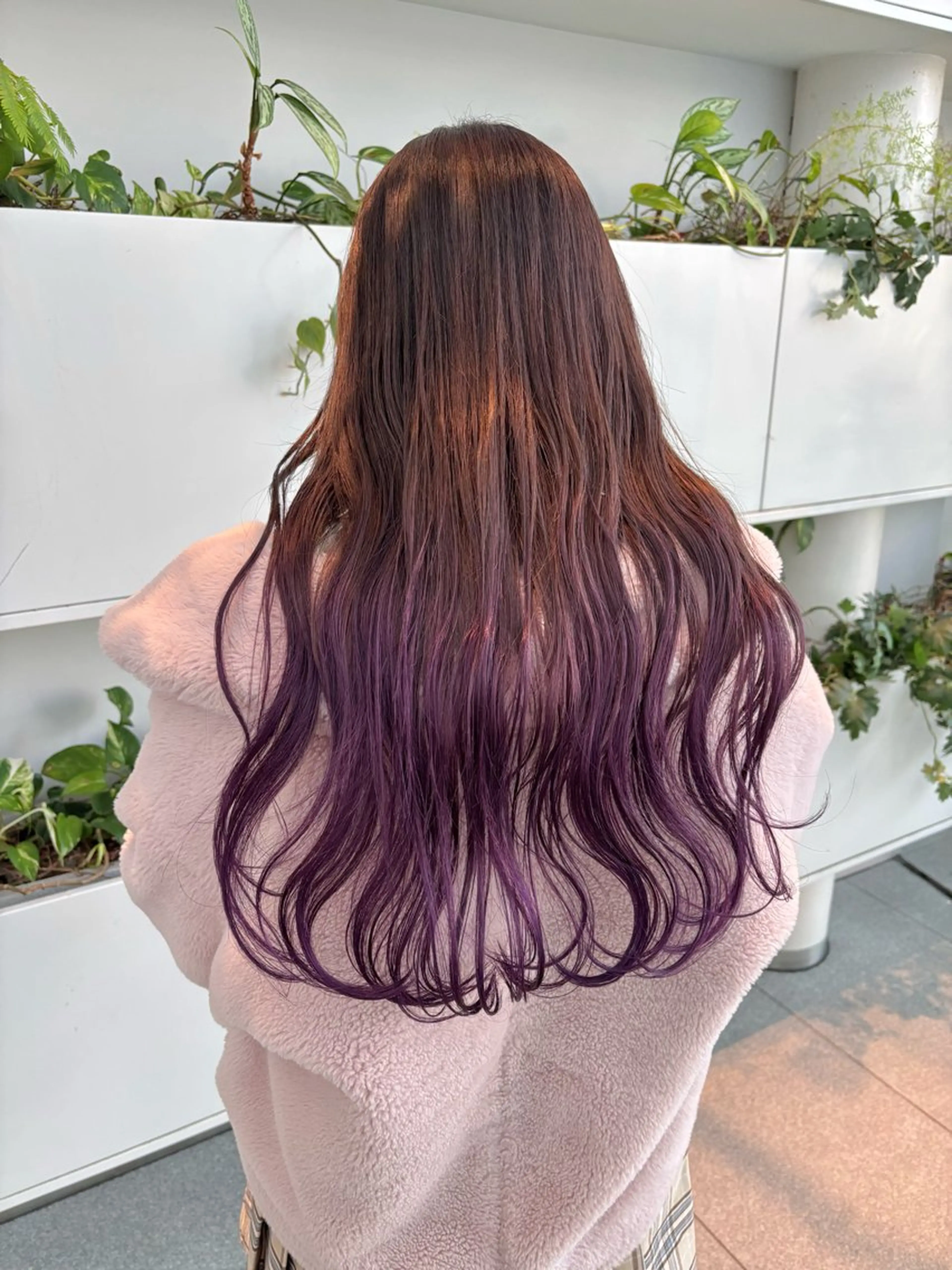 ロング カラー グラデーションカラー カット ヘアカラー トリートメント くさかみさき🌼暖色 /韓国風/オタク🌼のヘアスタイル