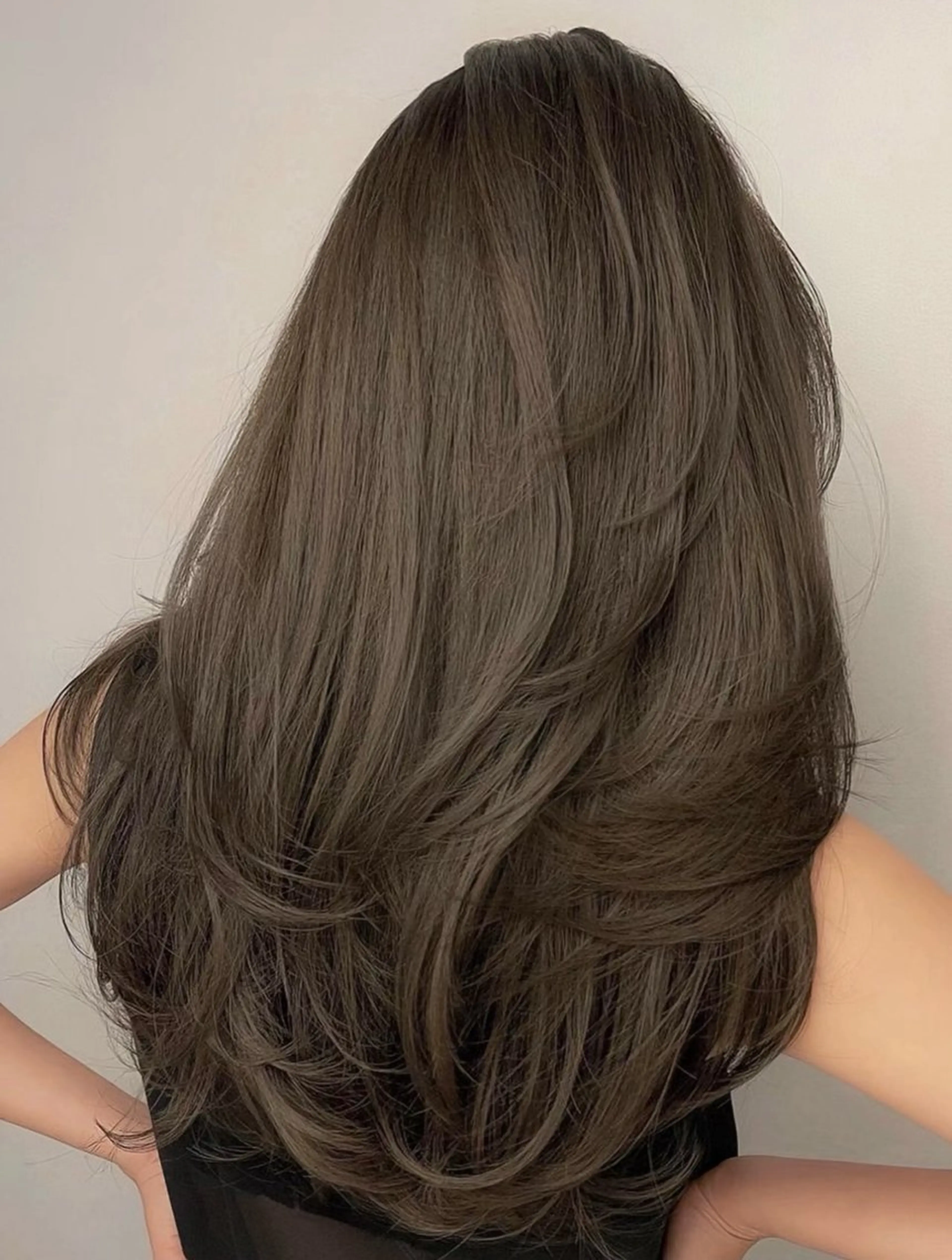 ロング カラー ブラウンカラー 髪質改善 レイヤーカット トリートメント ワンホンレイヤー カット ヘアカラー トリートメント レイヤーカット ケラチン/Kaitoのヘアスタイル