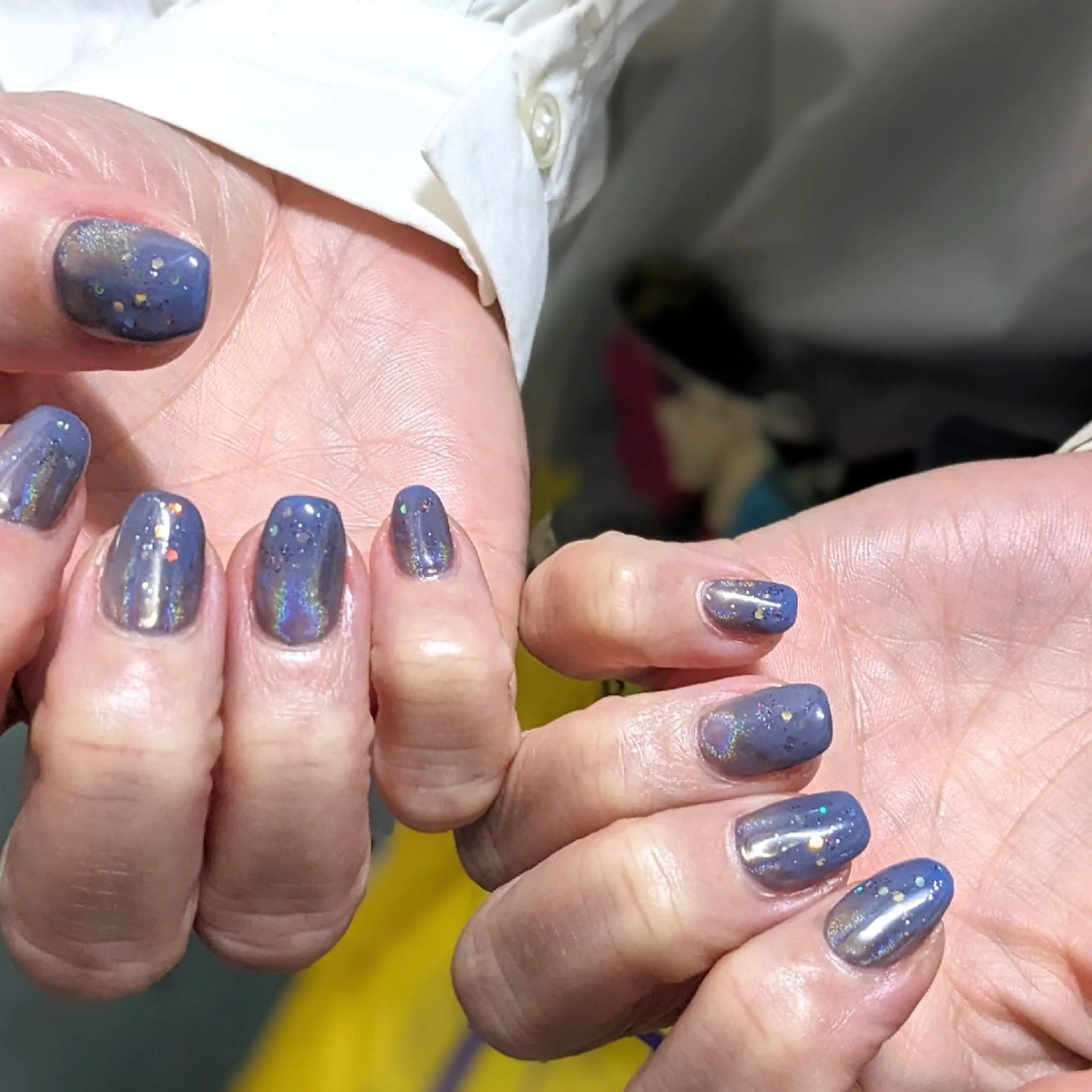 ネイル クリアネイル マグネットネイル ニュアンスネイル newrandas hitomiのネイルデザイン