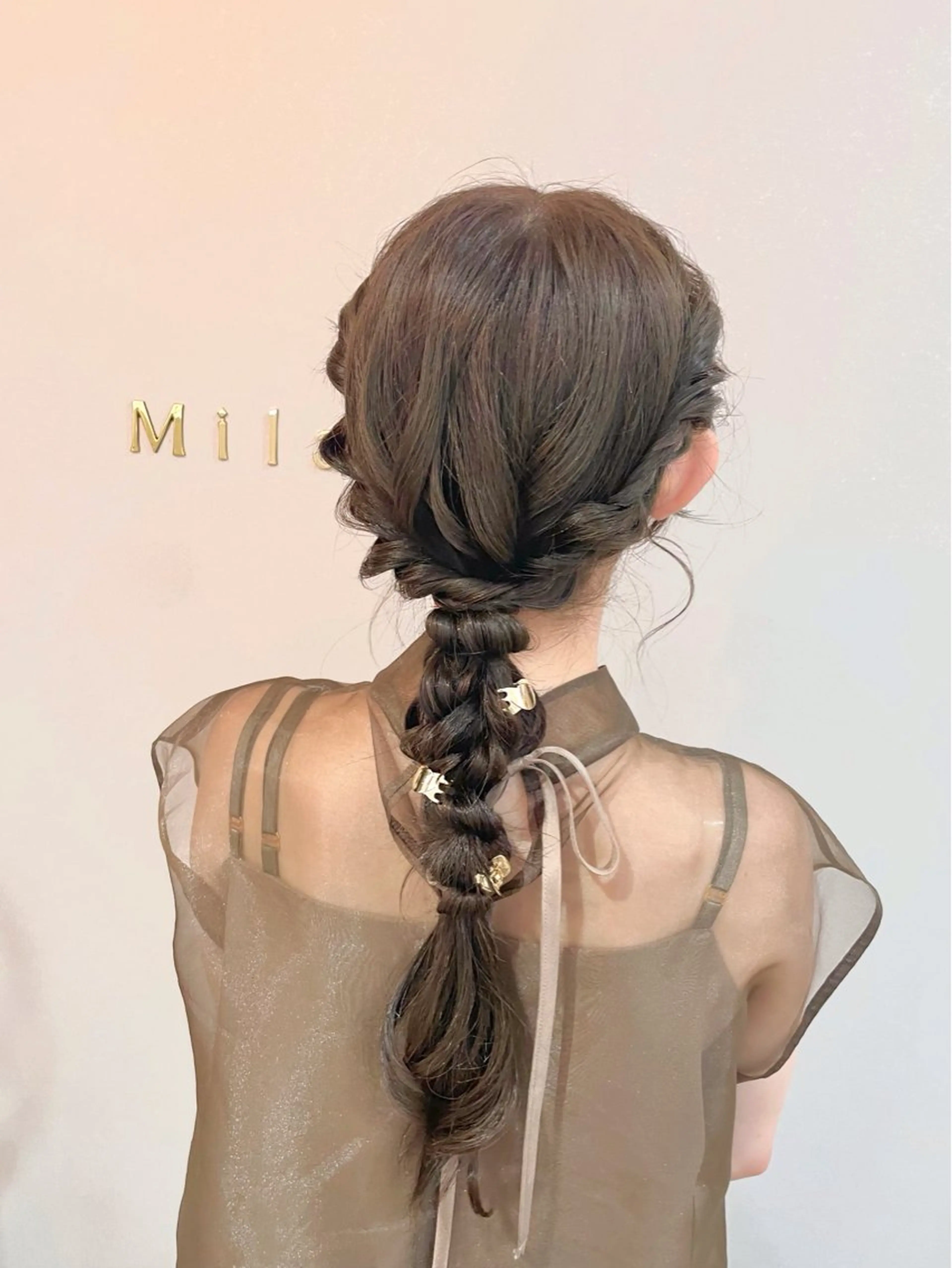 ロング ヘアセット エクステ＆ヘアセット Milaのヘアスタイル