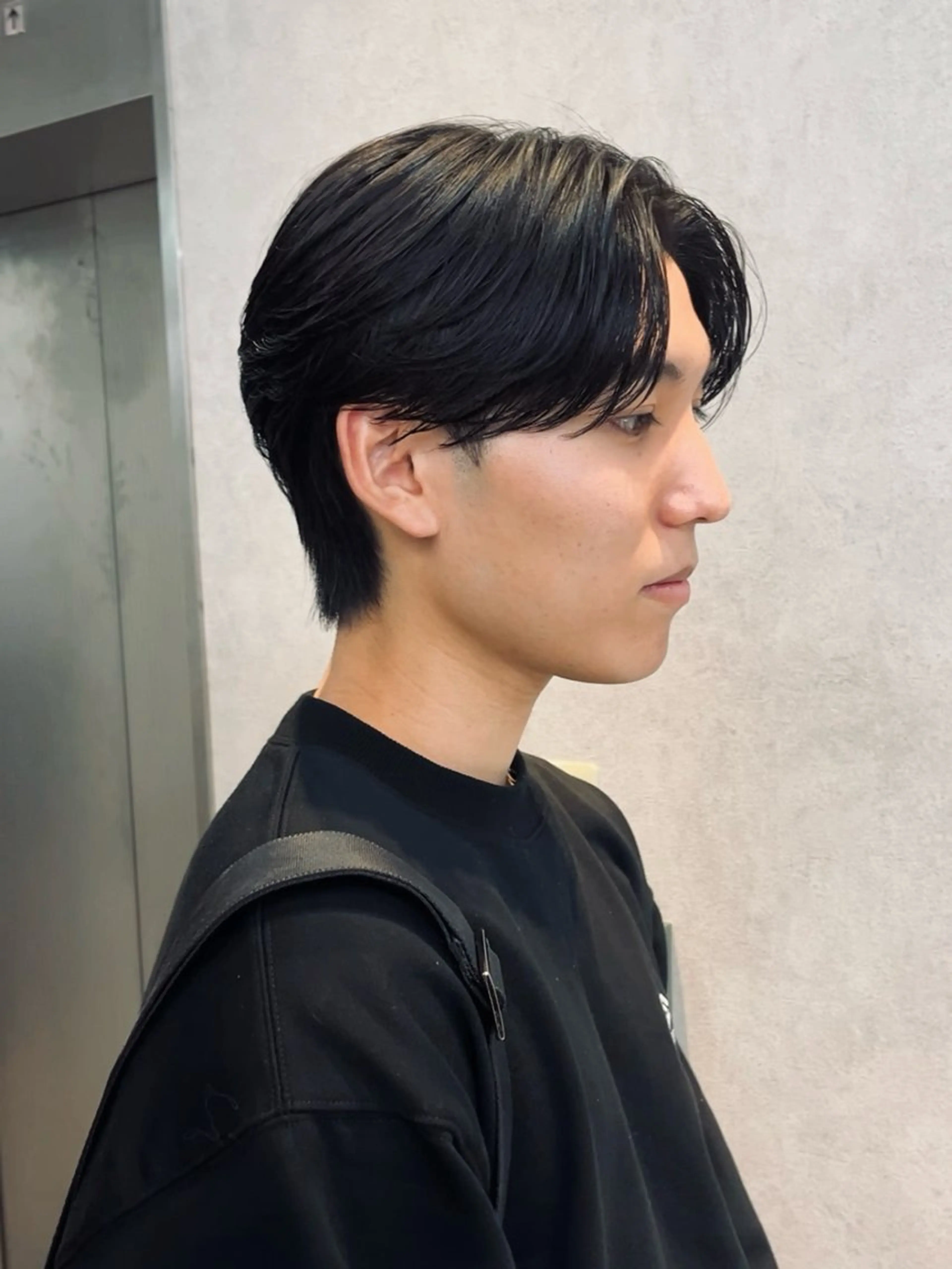 ショート カラー パーマ メンズ 石満 諒 メンズ縮毛矯正のヘアスタイル